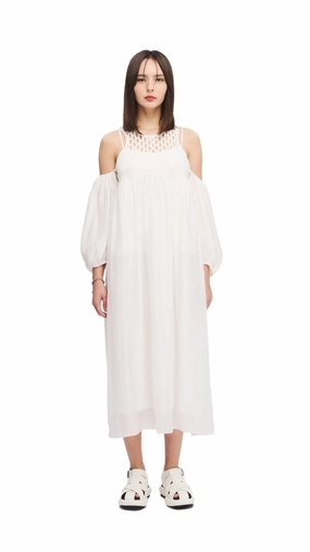 Feminine Touch Lounge Vibes Cold Shoulder Dress