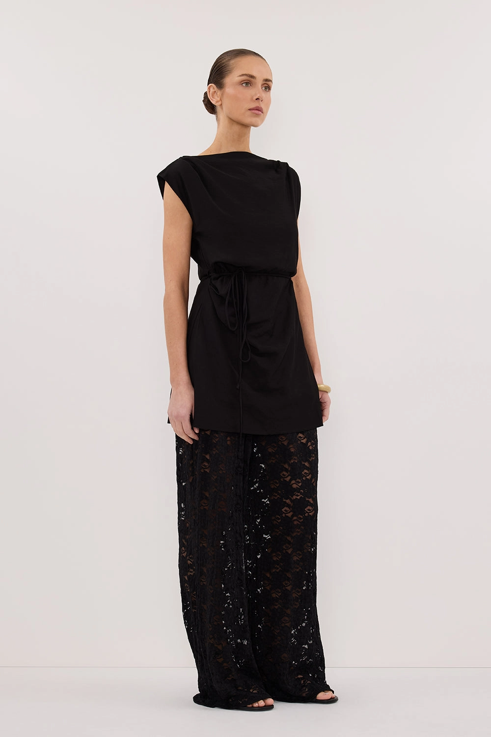 Tear Resistant LOULA BLACK LACE PANT