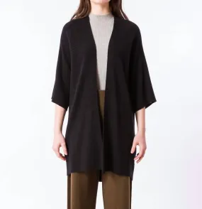Ergonomic Sleeve Engineering Miko Cardigan In Black