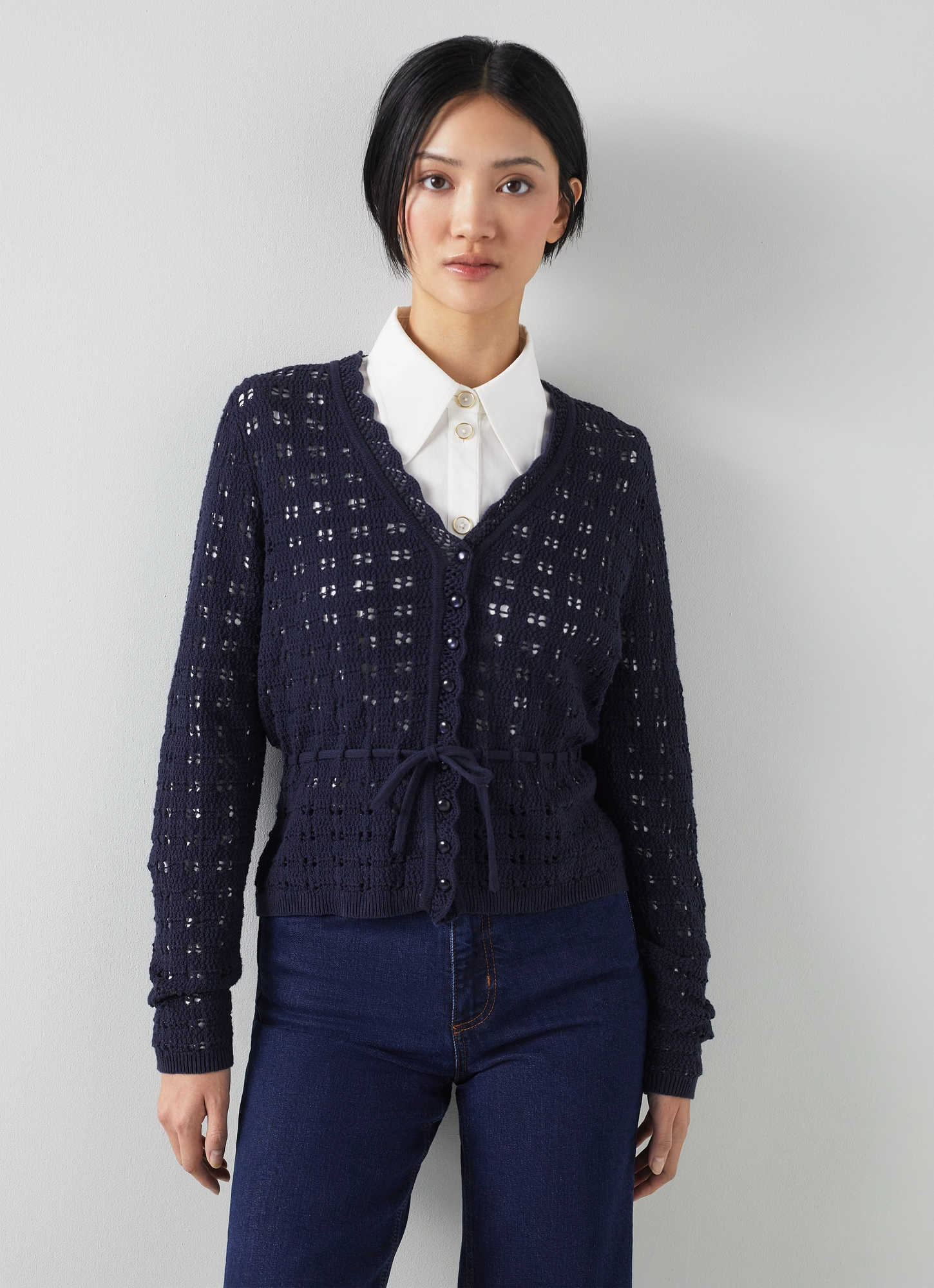 Amie Cardigans Loopback Fabric Fashionable Look