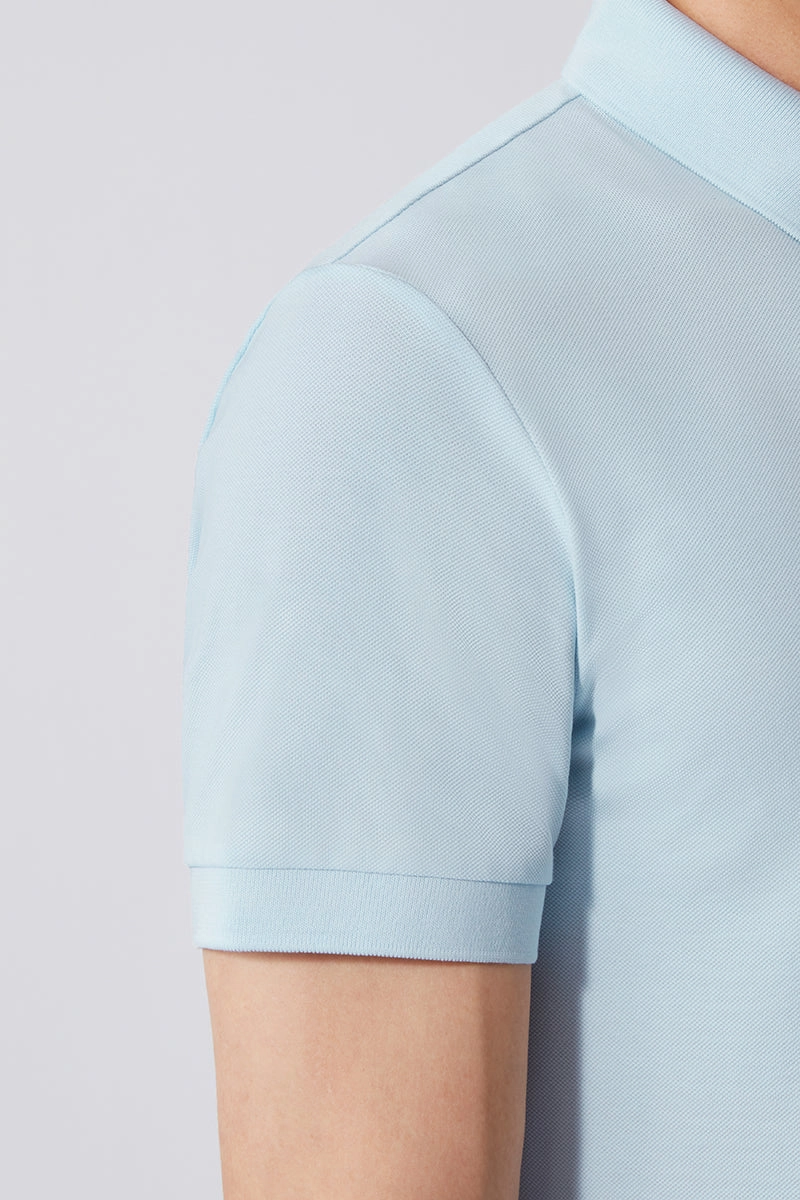 Polo Player Soft Touch VISDRY? Pique Polo | Light Blue BLE237