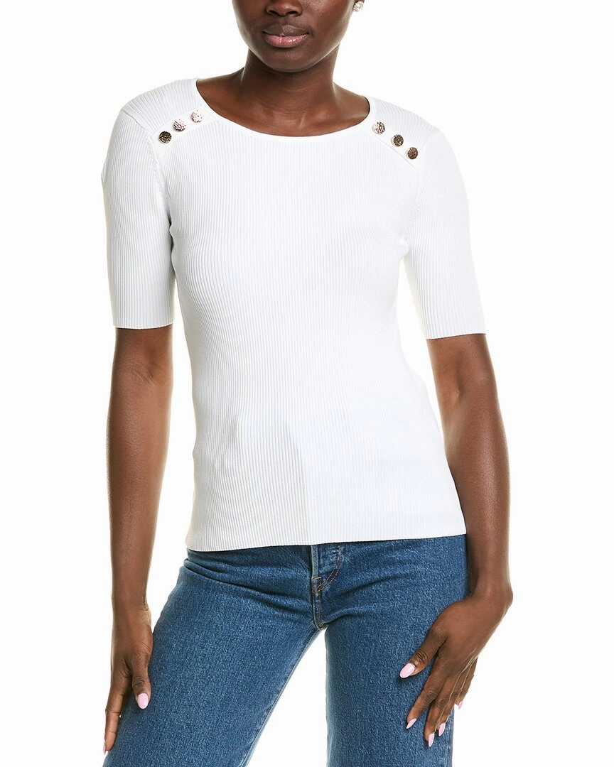 Elie Tahari Gemma Sweater Knitwear Look Warm Wear