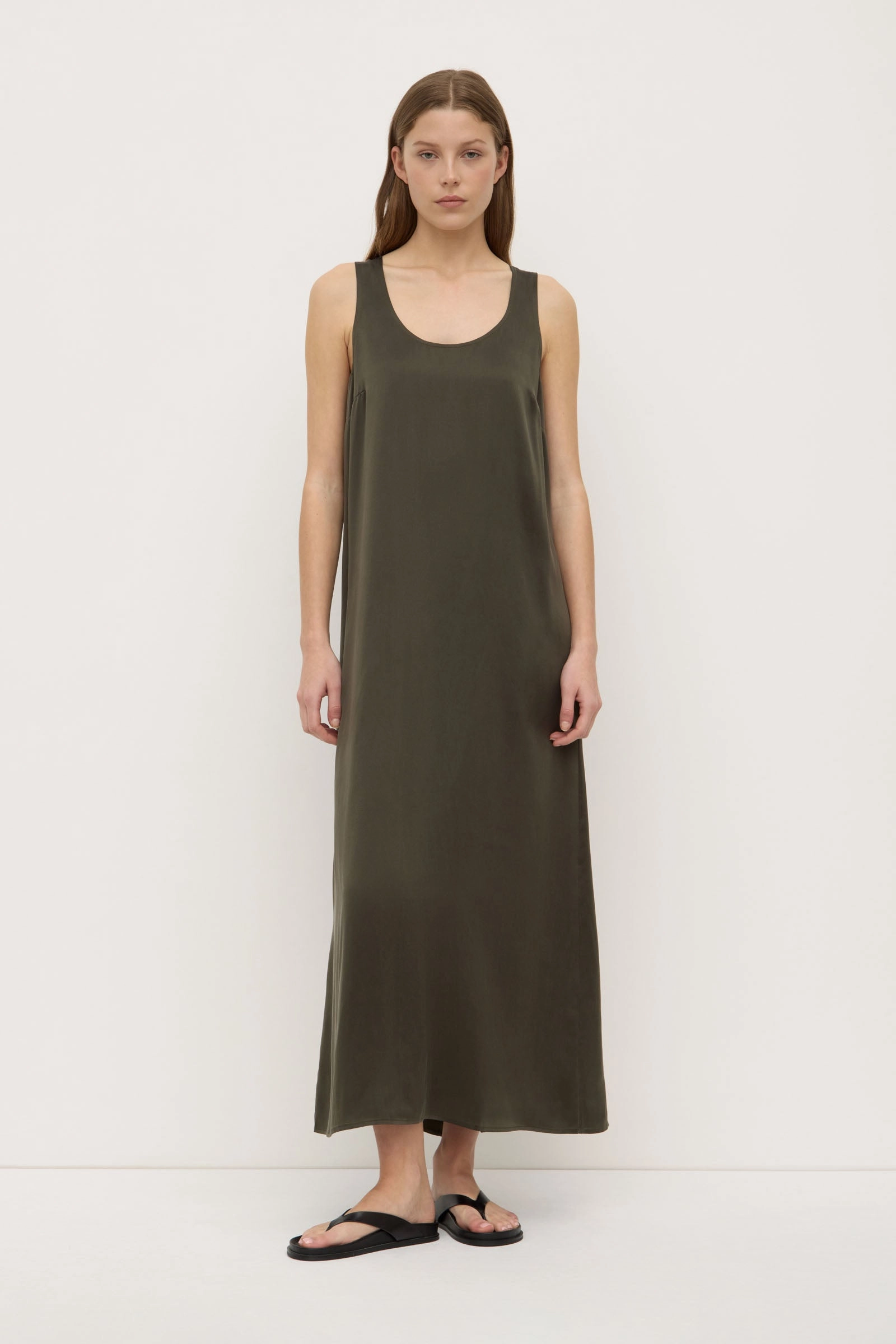Pippa Silk Tank Dress Simple formal dress