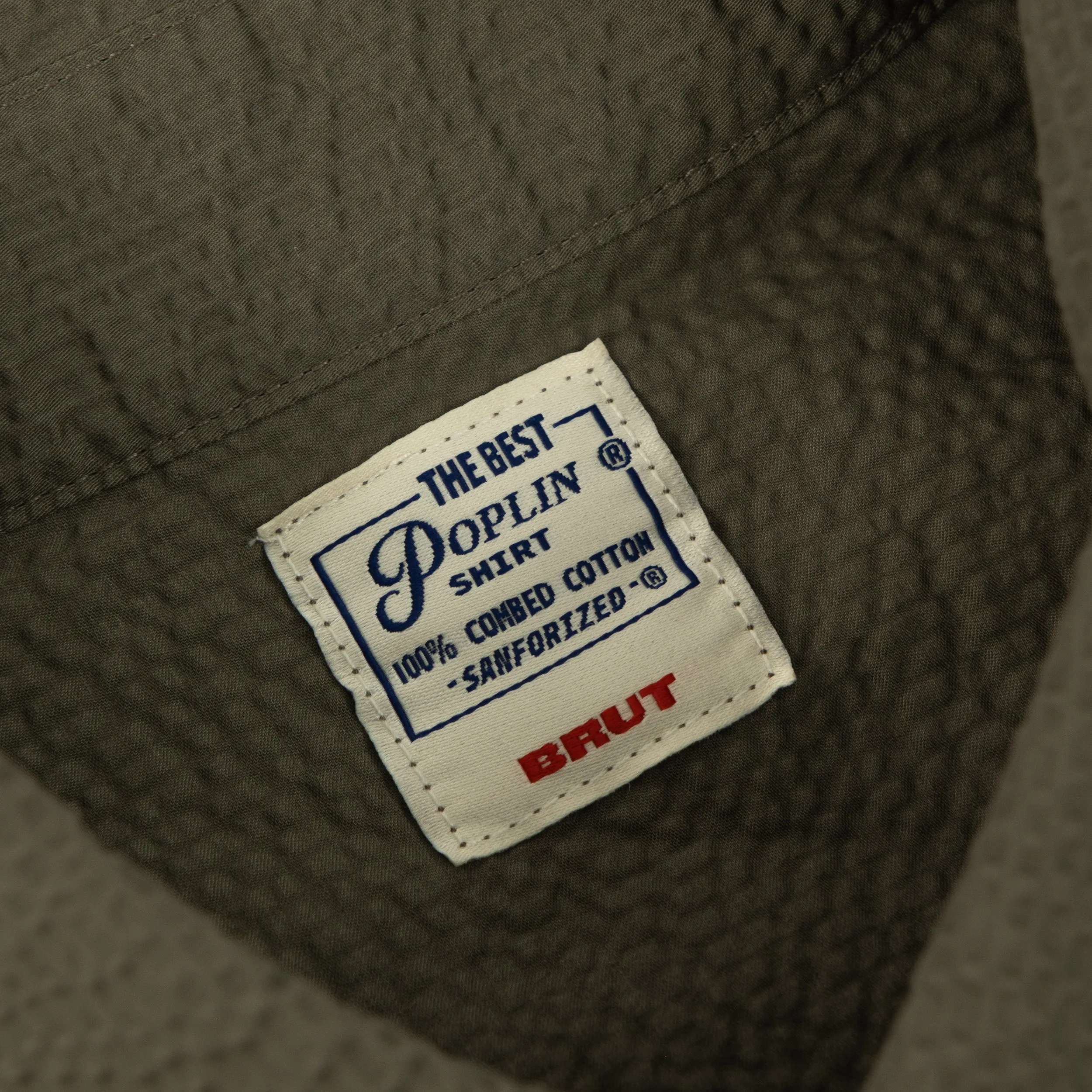 THE BEST SEERSUCKER SHIRT Smooth Zipper Design Urban Edge