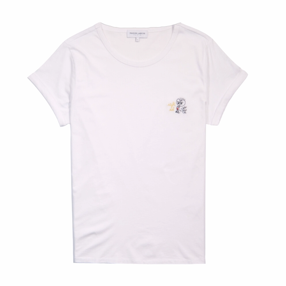 Poitou Night Owl Organic Cotton T-Shirt (unisex) monochromatic Easy-Going Style
