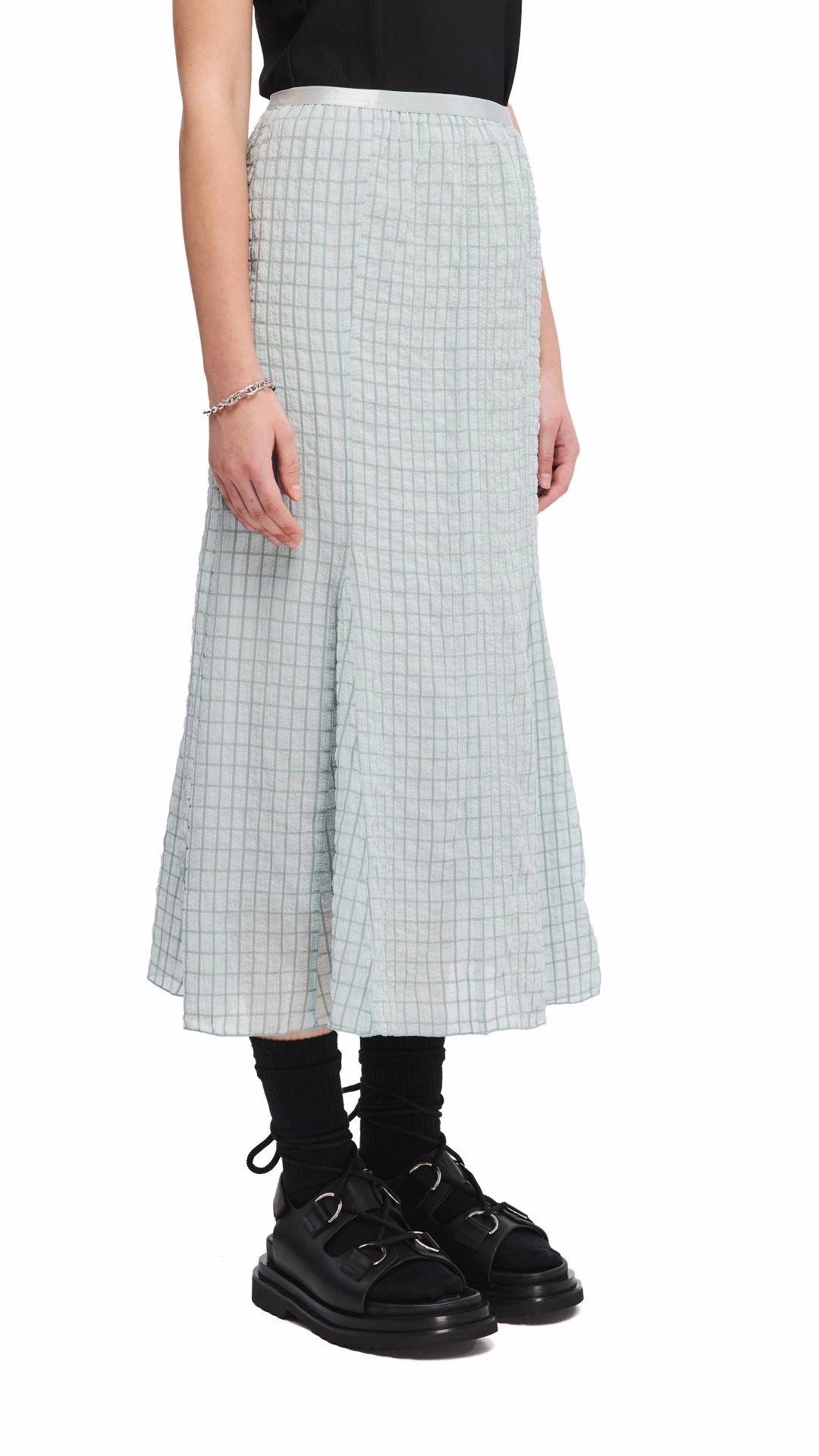 Refined Mood Wrinkle Chiffon Skirt