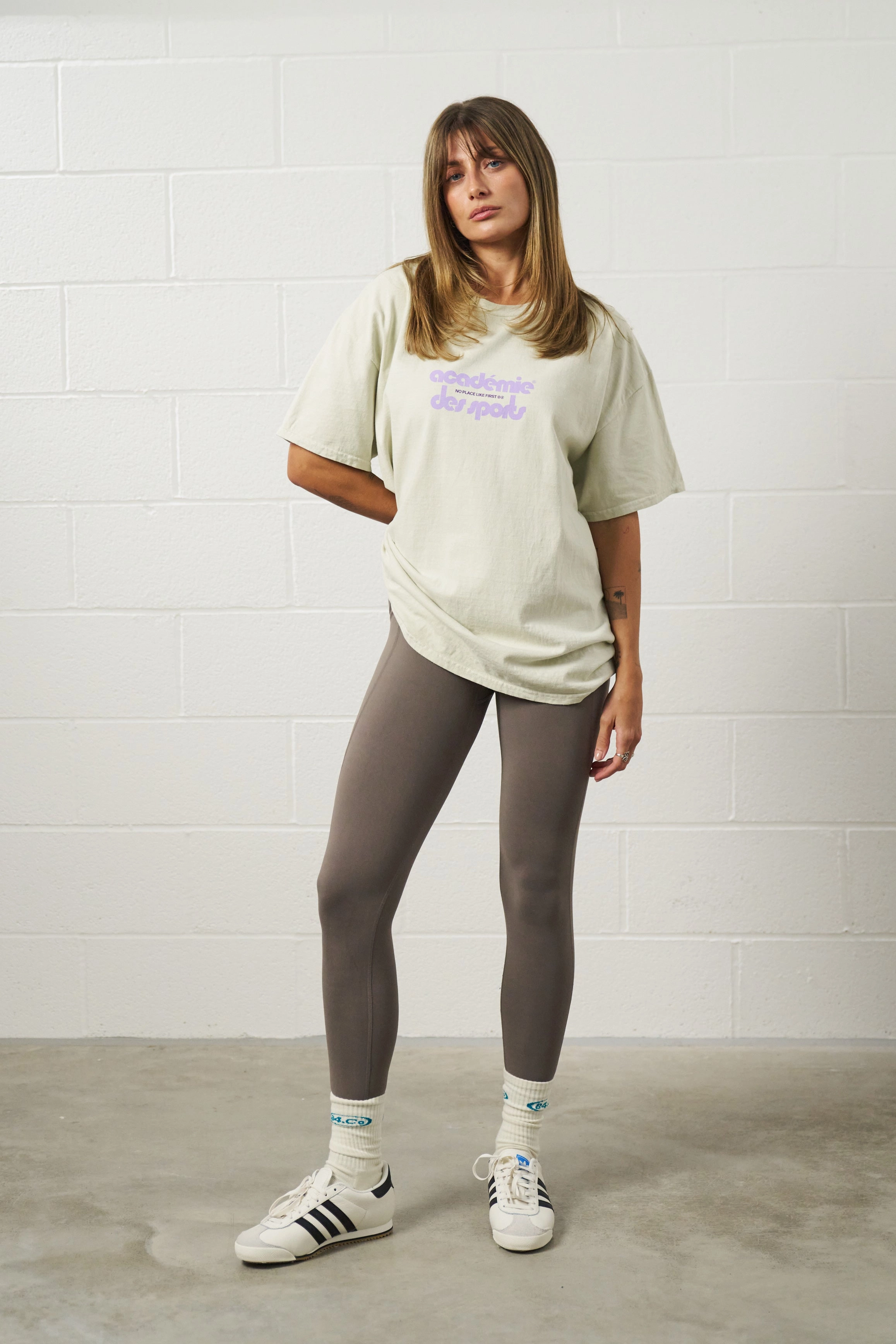 UV Protective Coating Everyday Top Vice 84 'Club Acad??mie' Vintage Washed Tee - Cream