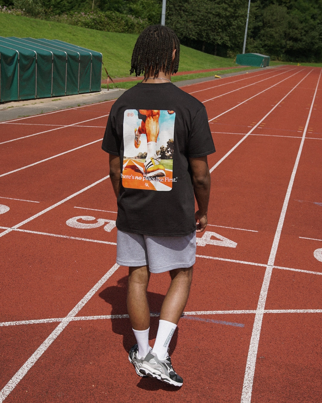 Vice 84 'First Place' Tee - Black Relaxed Fit Light and Breezy