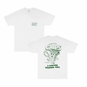 Pomme Frite x UN:IK 'Mr Chips' Tee - Ash Grey Modern Design