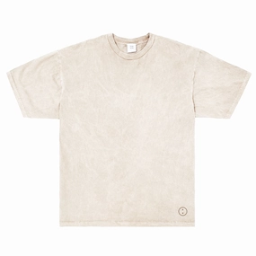Essentials Vintage Washed Tee - Ivory Moisture Wicking Technology Smart Wear