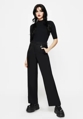 Functional Comfort Wear Airy Feel Porcia Wide Leg Tailored Trousers