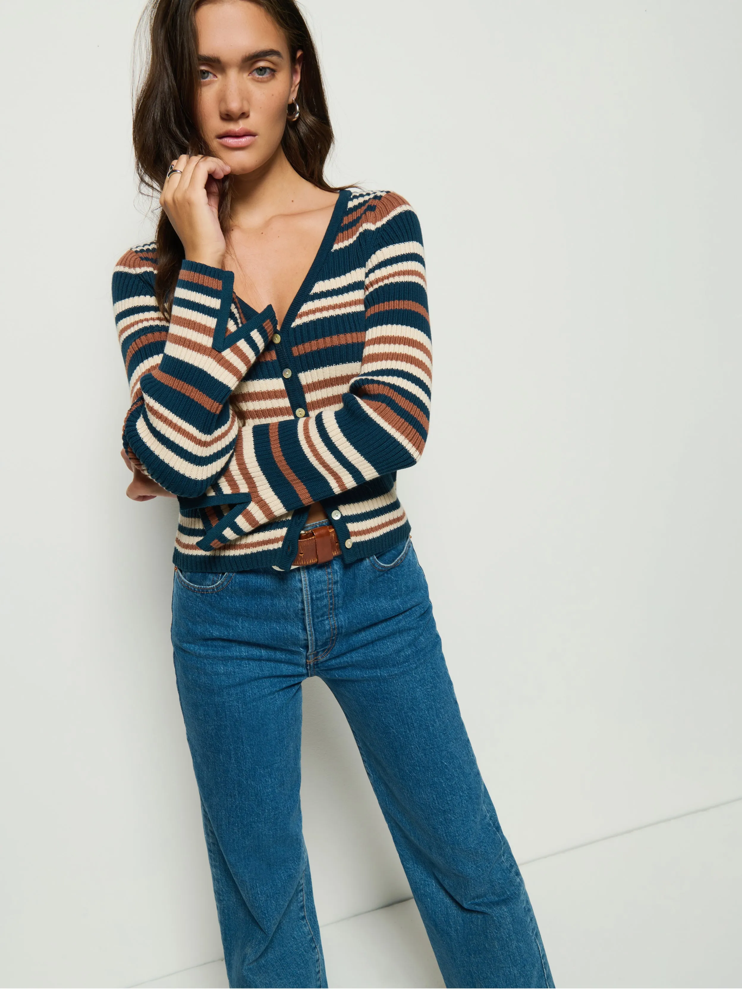 Double Layered Collars Low carbon footprint Posey Sweater