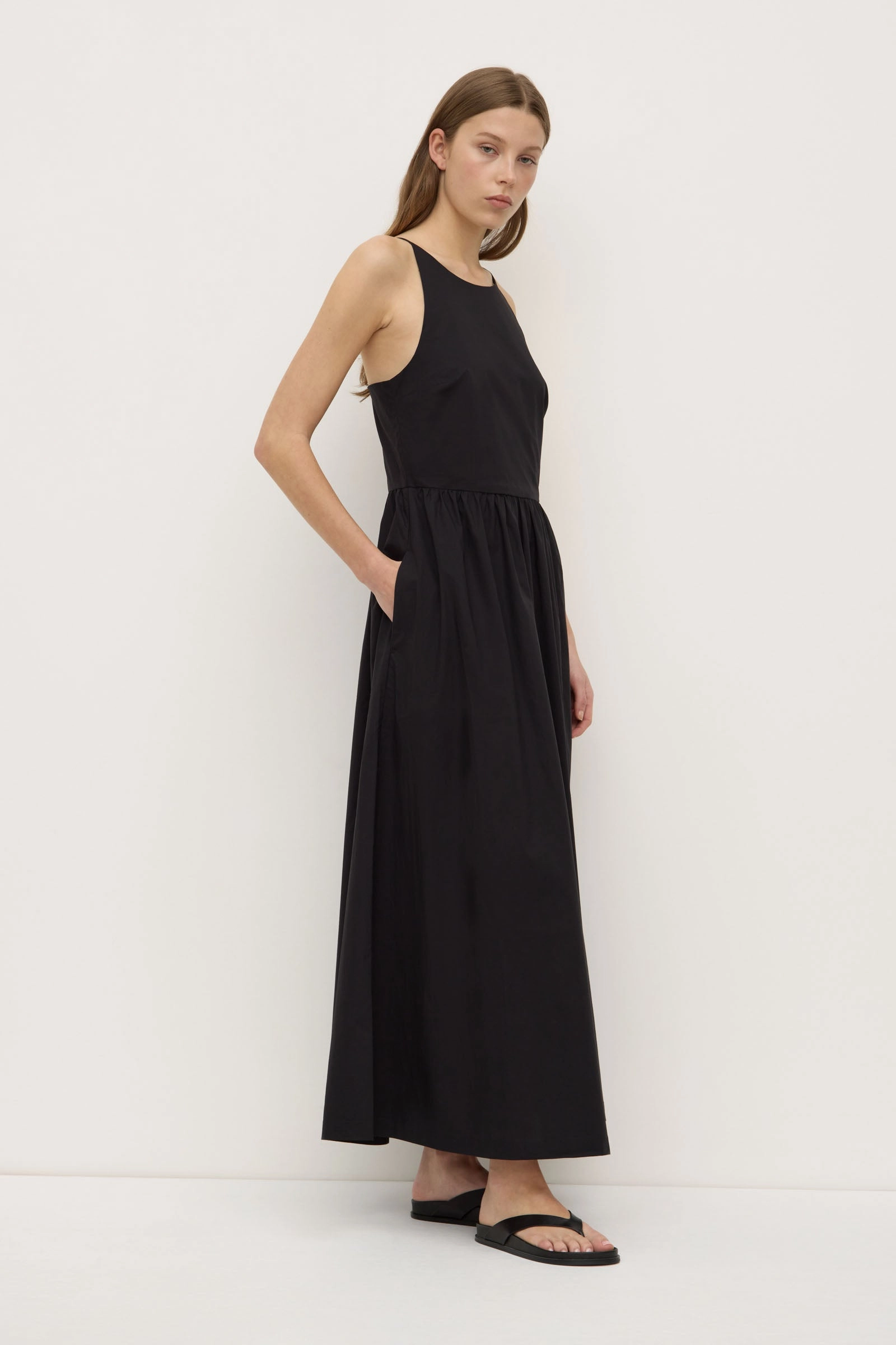 Sleek Style Classic Layer Posie Midi Dress
