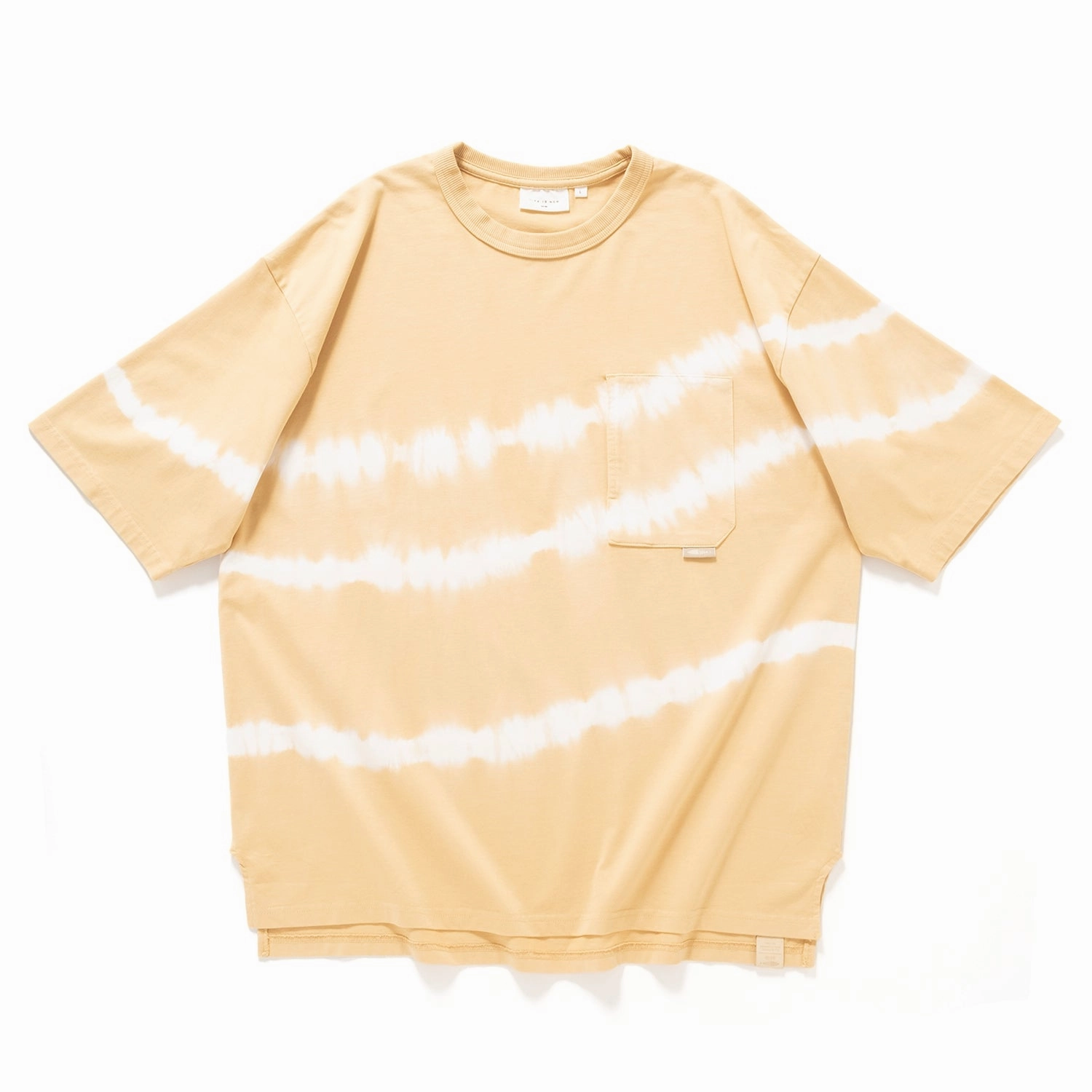 (TP1564) Washed Tie Dye Tee High Density Cotton polo neck