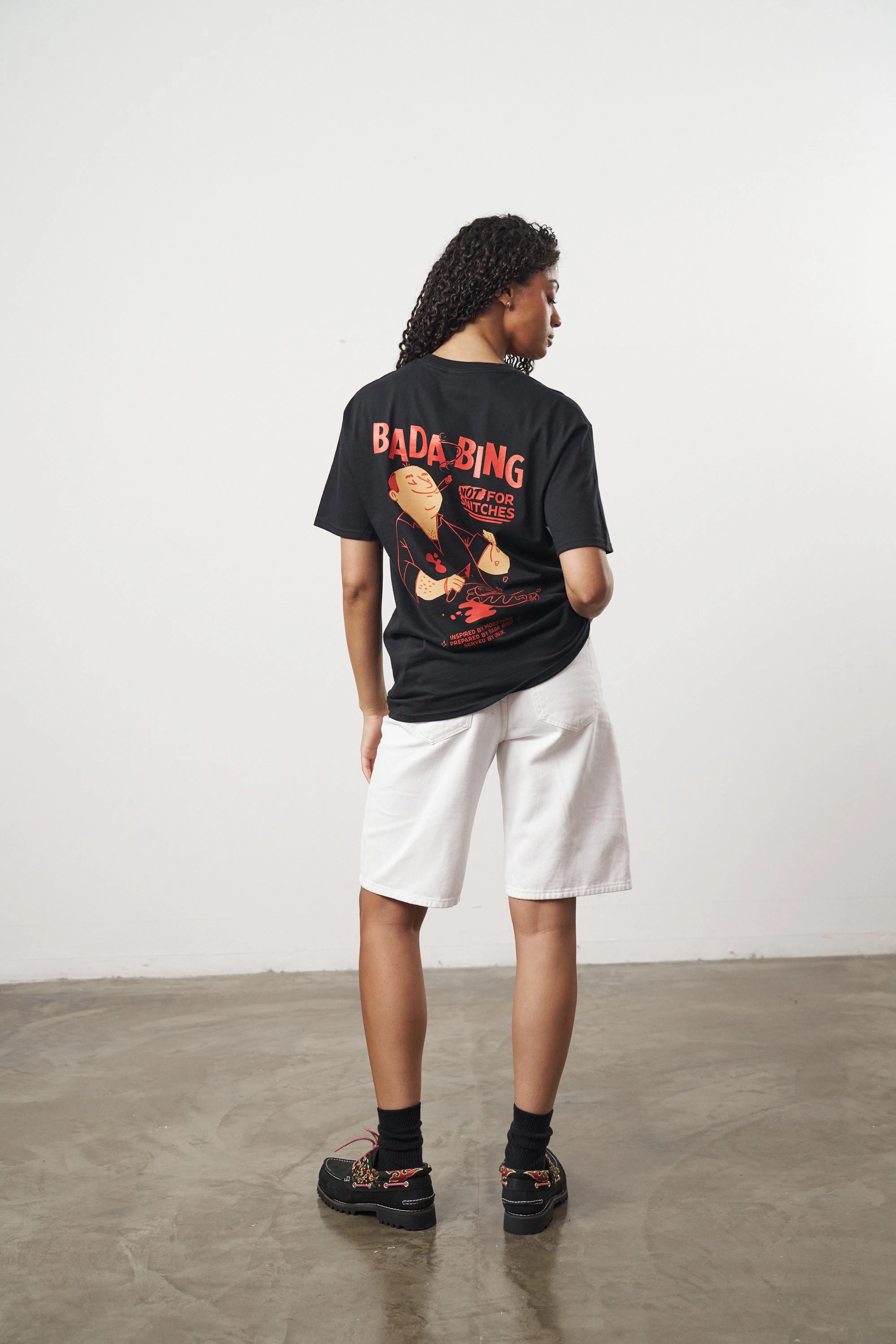 Smart Comfort Bada Bing x UN:IK 'Snitches' Tee - Black