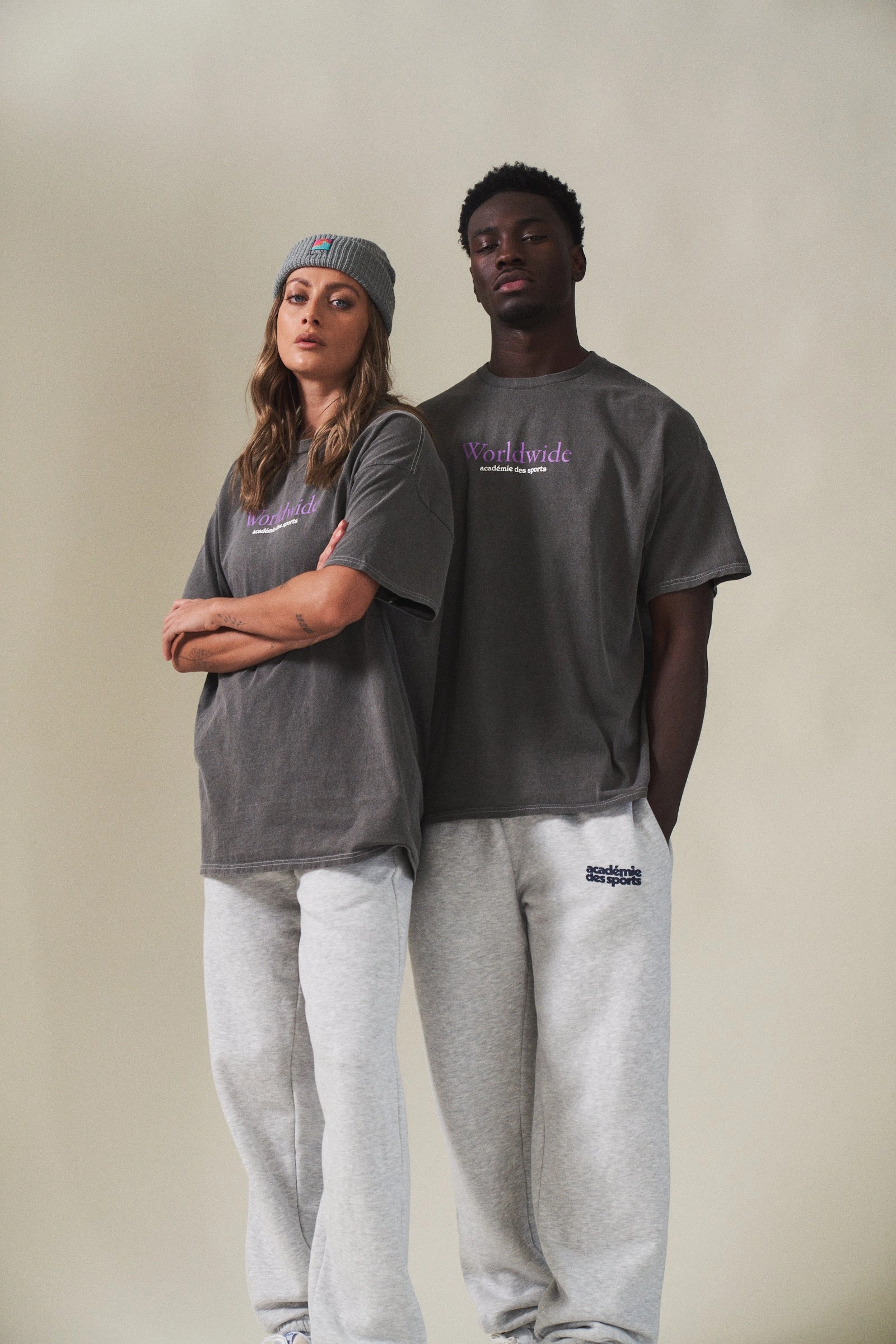 Soft Touch Vice 84 'Worldwide' Vintage Washed Tee - Charcoal