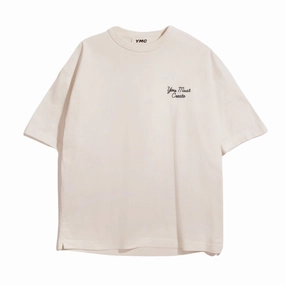 Cool Comfort Ecru Triple Embroidered T-Shirt (Women)