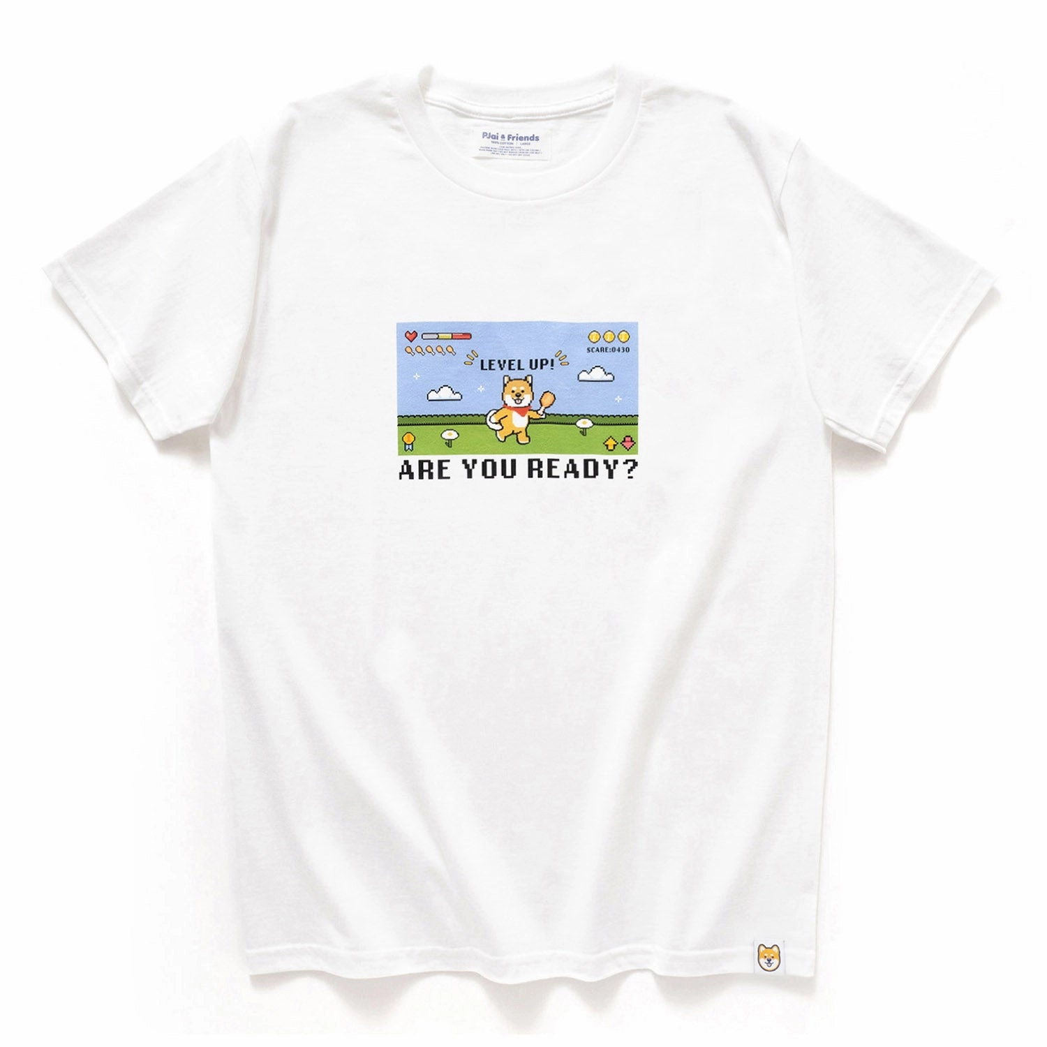 Simple Fashion Wrinkle Resistant Material (ZT1226) Pixel Game Graphic Tee