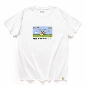 Sustainable Packaging Breathable apparel (ZT1226) Pixel Game Graphic Tee