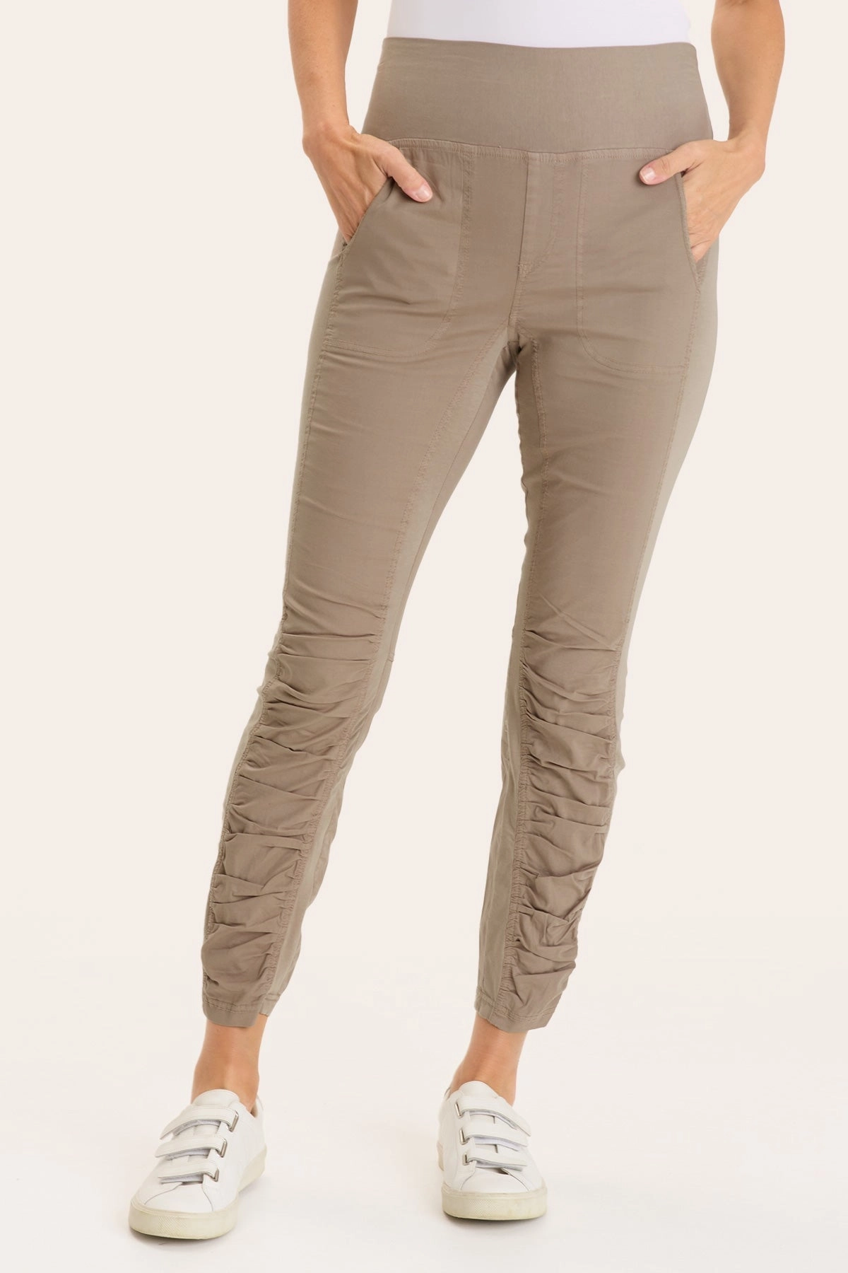 Dance Studio Mesh Panel High Waist Penny Legging