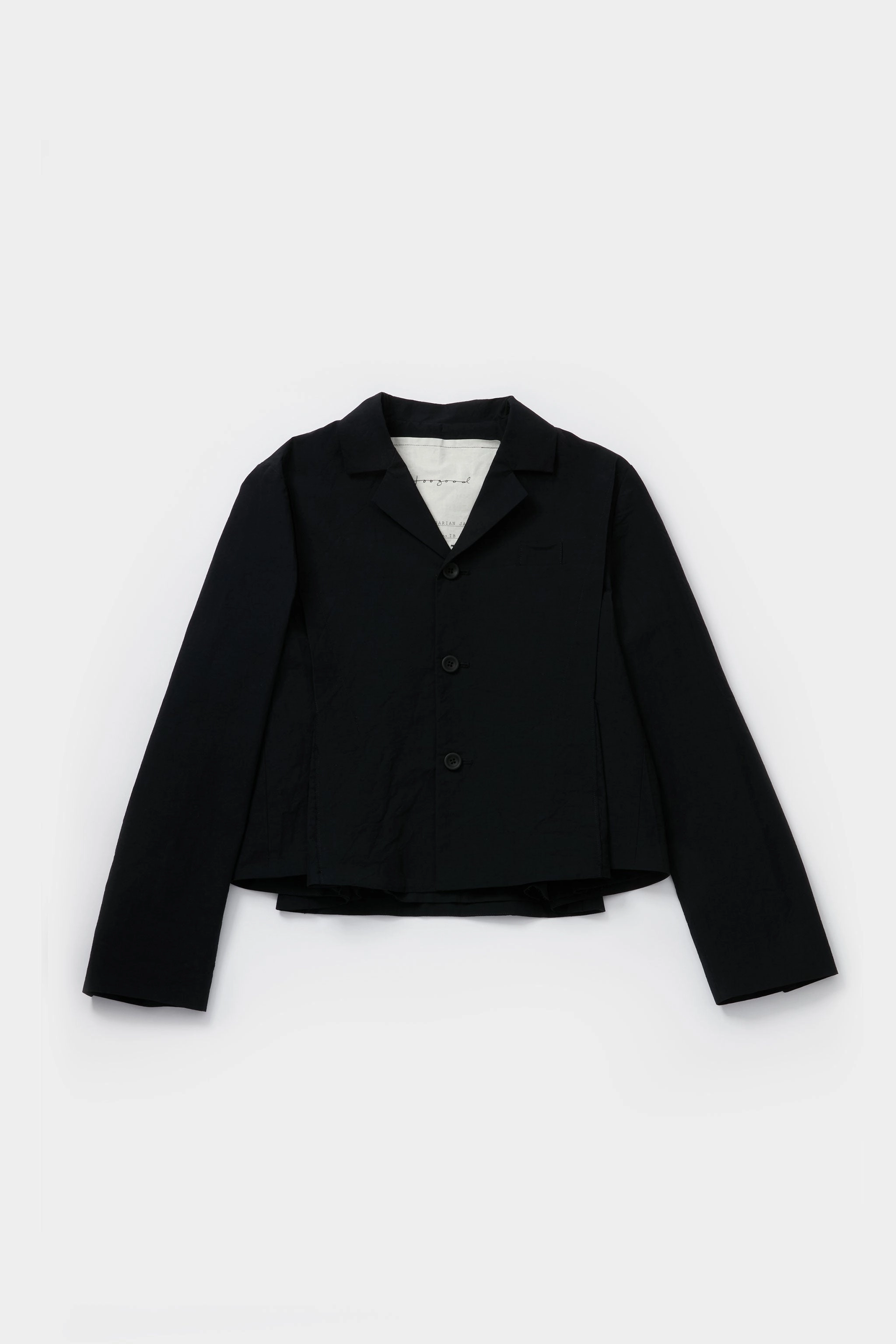 THE LIBRARIAN JACKET / STRUCTURED COTTON INK Slim Silhouette