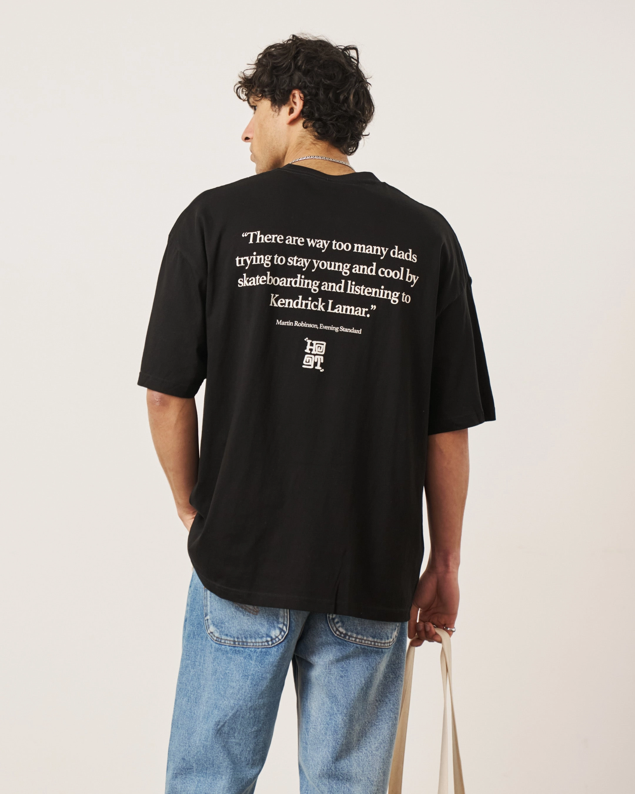 Timeless Fit HAVE A GD TRIP 'Kendrick' Tee - Black