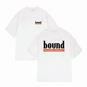 Casual Fit Anti microbial coating bound 'Red Label' Tee - White