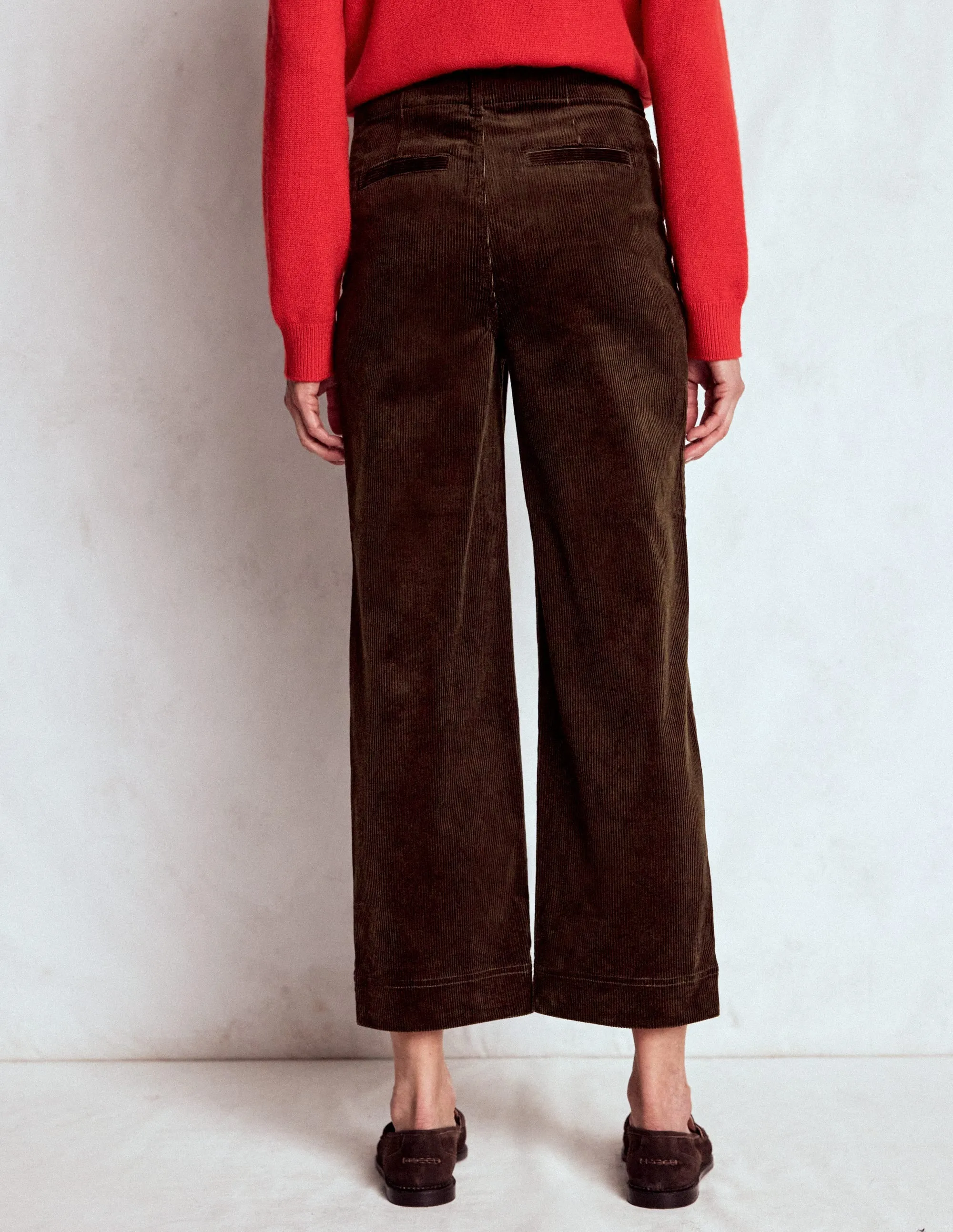 Primrose Cord Trousers-Espresso Functional Wear