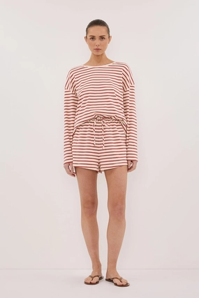 NOLA SAHARA STRIPE DRAWSTRING SHORT SeamlessConstruction