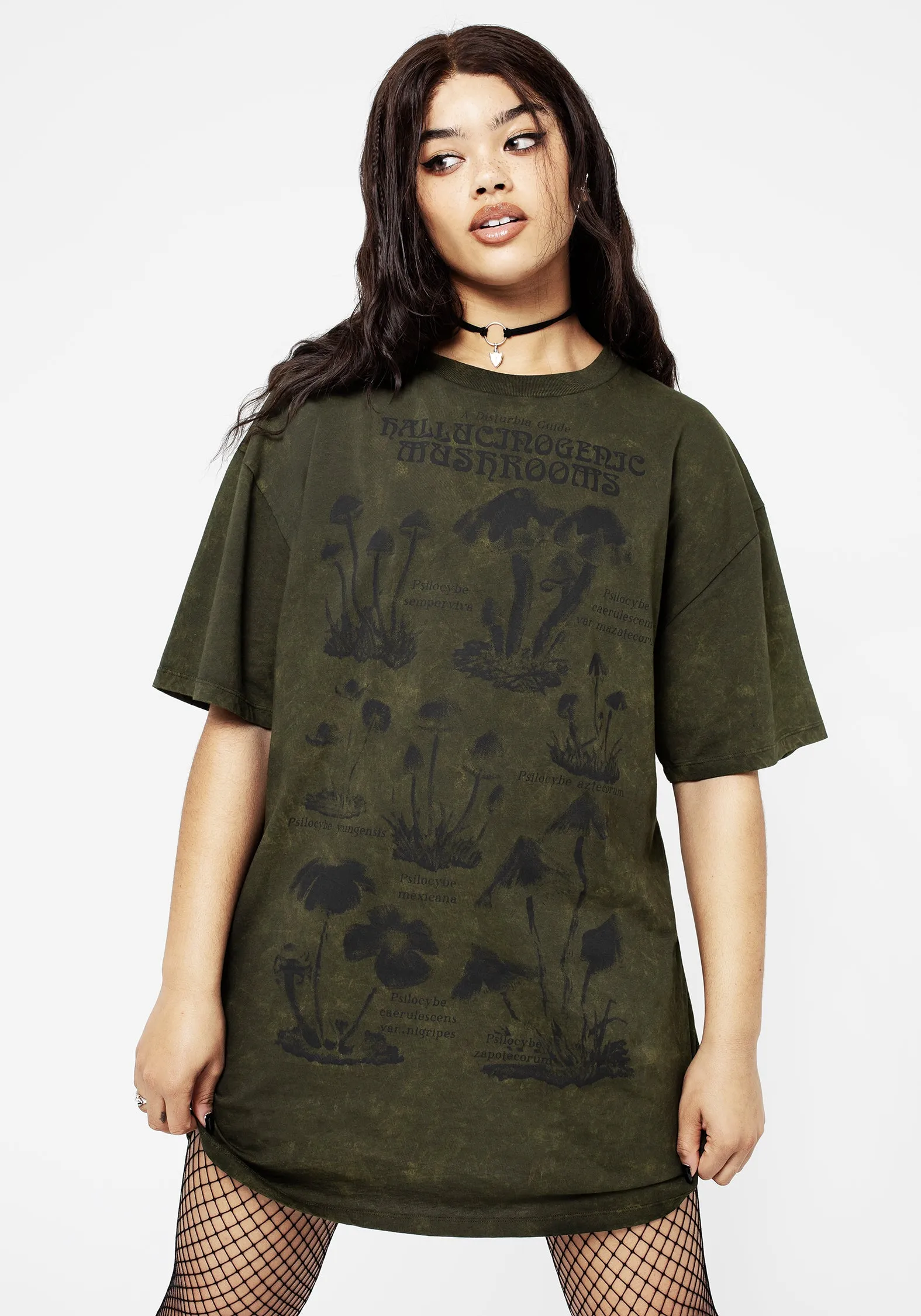 Psychotrope Mushroom Tee Dress Flexible Fit