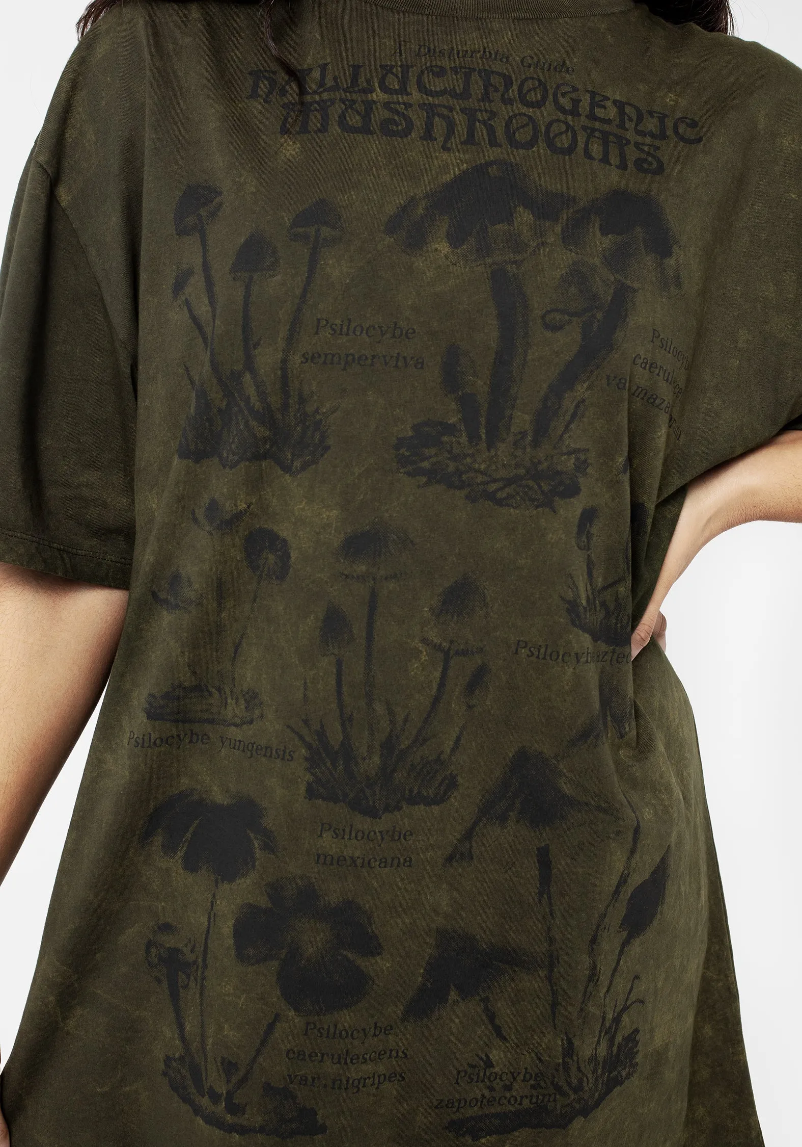 Travel Option Psychotrope Mushroom Tee Dress