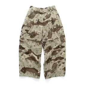 (PT377) Camouflage Cargo Baggy Pants smooth zipper