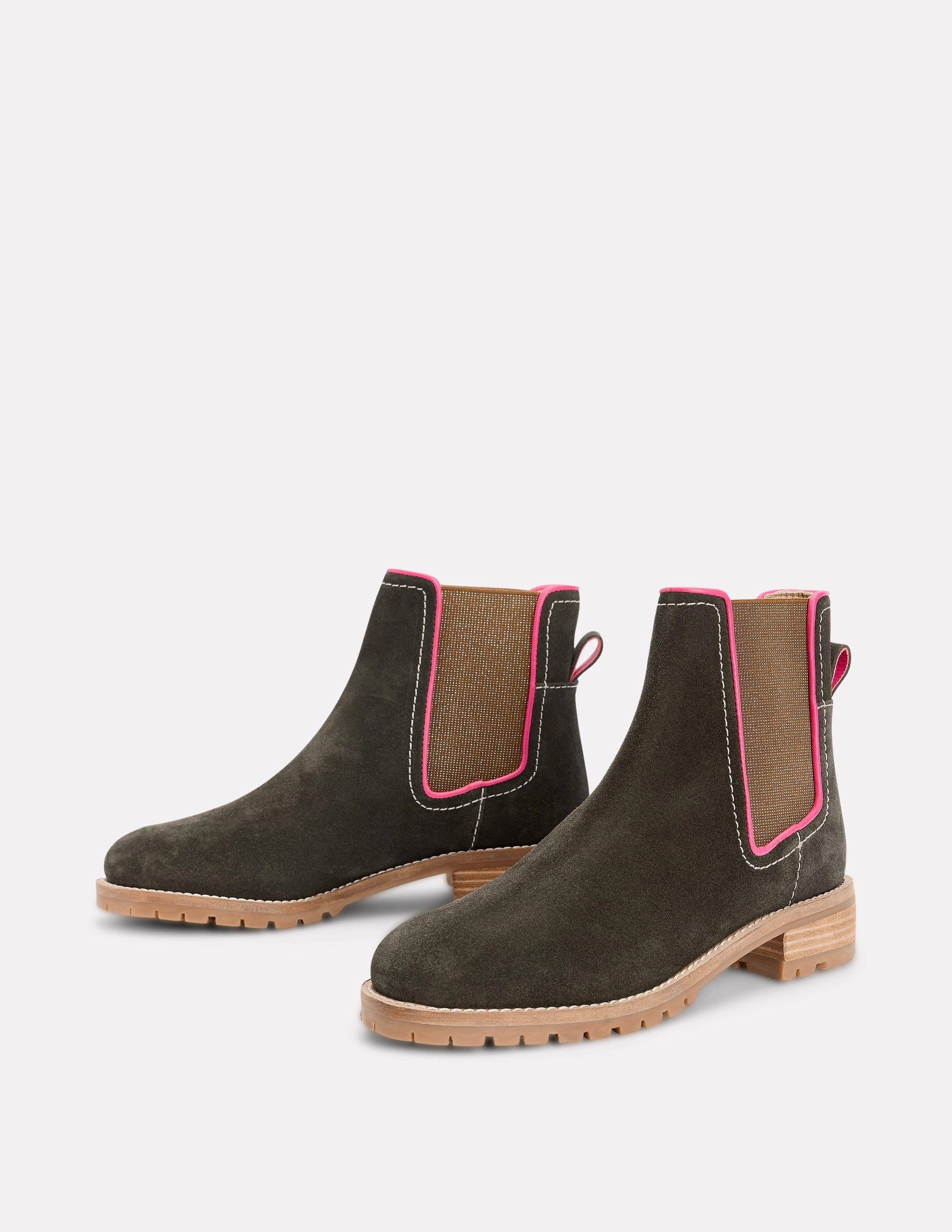 Freya Chelsea Boots-Dark Moss Groom Quick Lace System