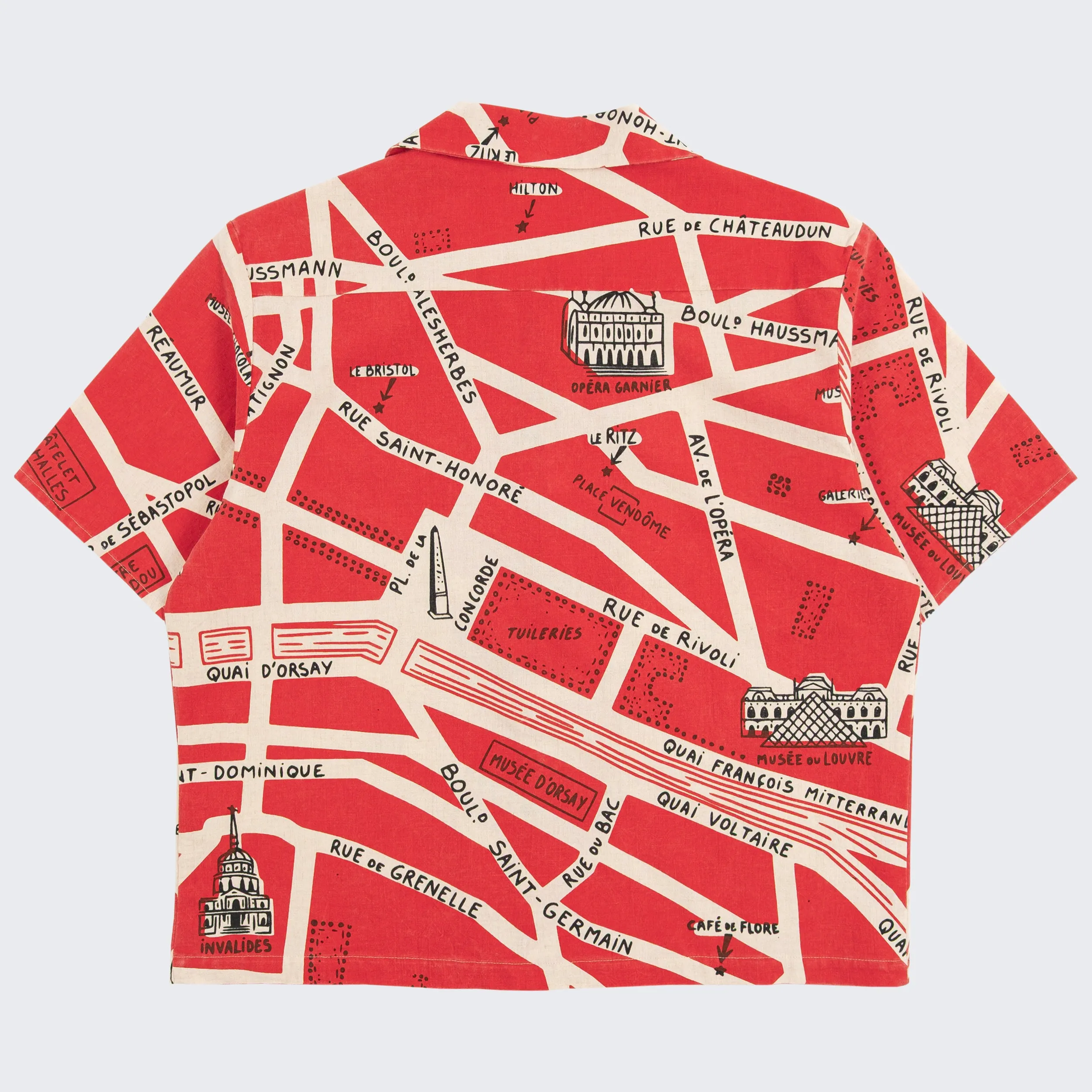 THE PARIS MAP SHIRT Unmatched comfort