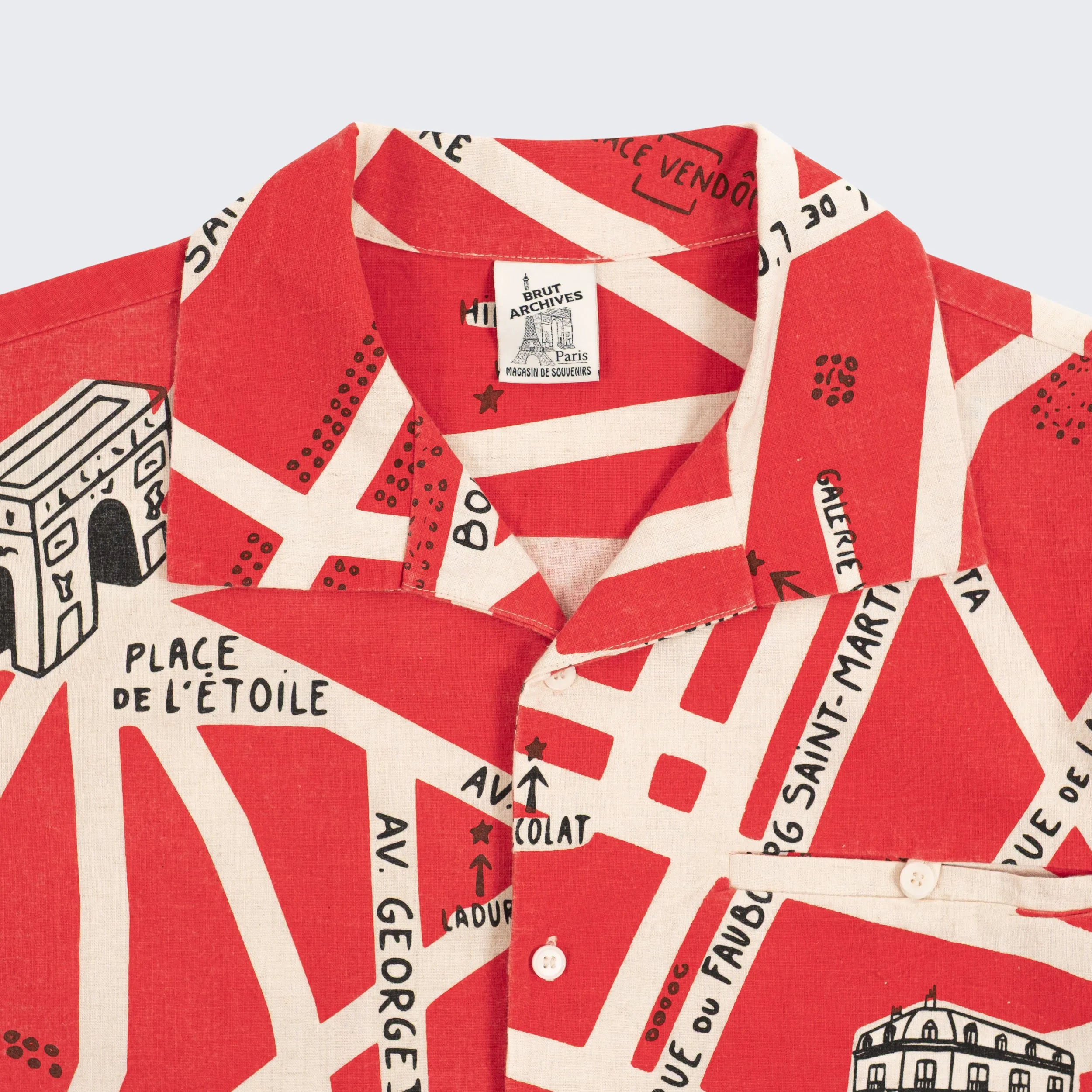 Must-Have Item THE PARIS MAP SHIRT