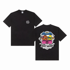 graduation History Of Rave 'Juicy Mixes' Tee - Black