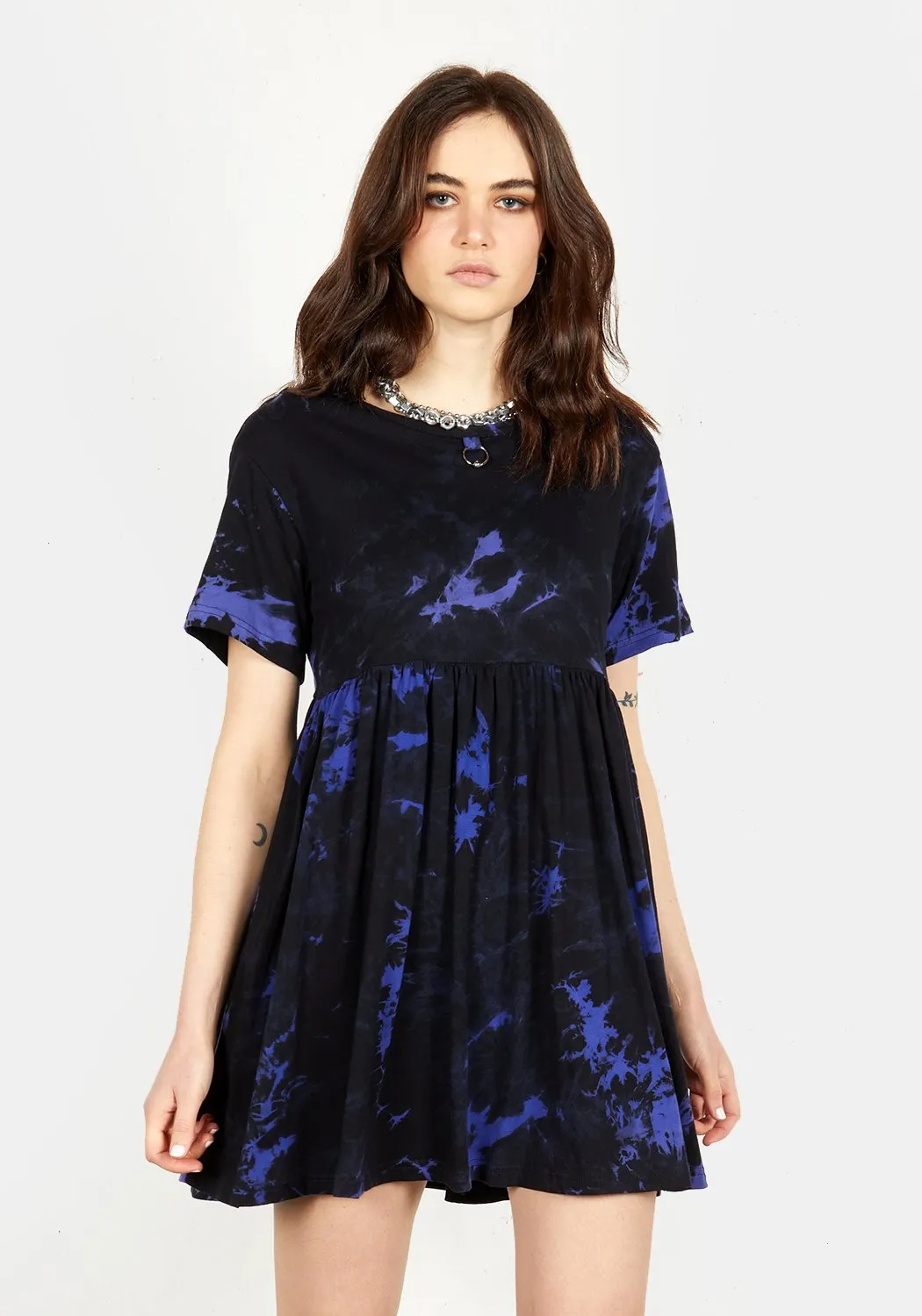 Subtle Finish Purple Haze Skater Dress