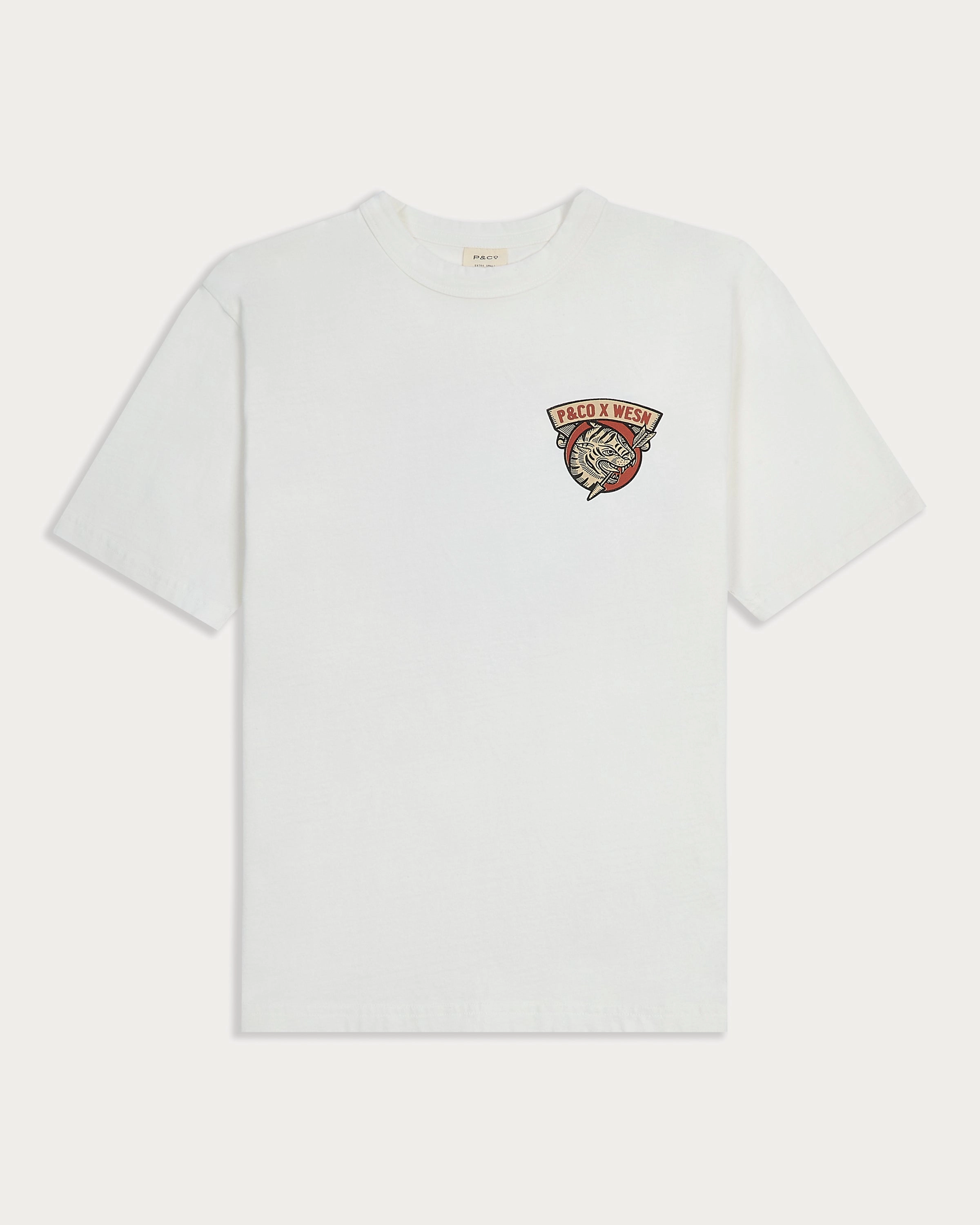 DoubleStitched Seams windproof Quality Goods T-Shirt - Off White