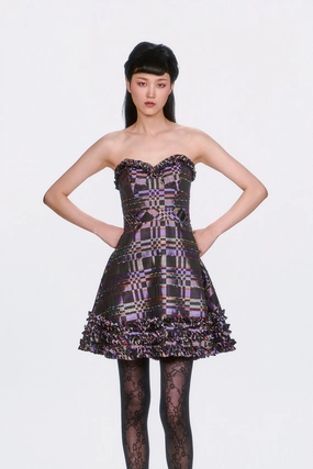 Shangri-La Taffeta Strapless Party Dress Curve-Enhancing Soft And Comfortable