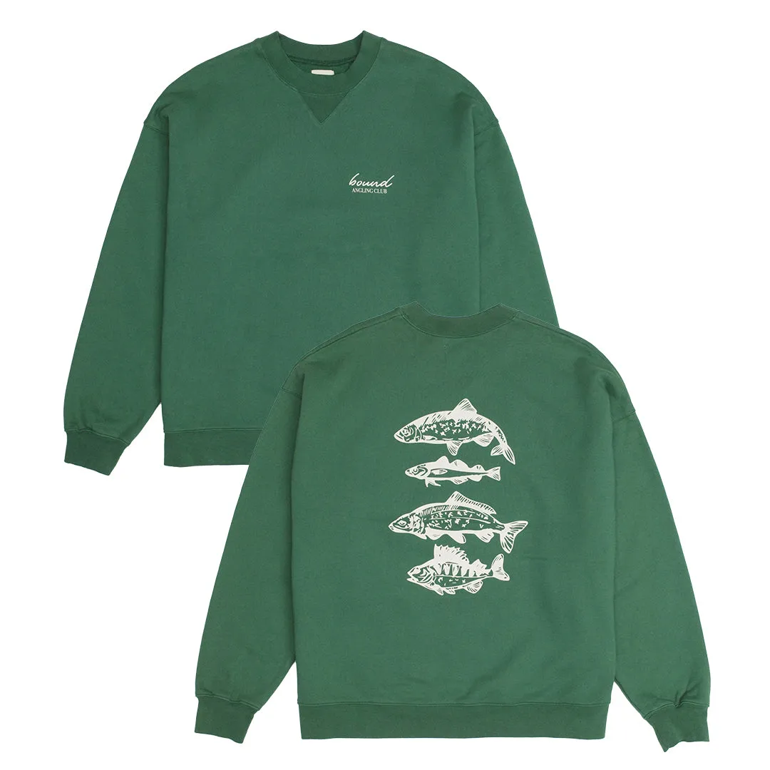 Casual Layer Seasonal Layers bound 'Angling Club' Sweater - Mid Green