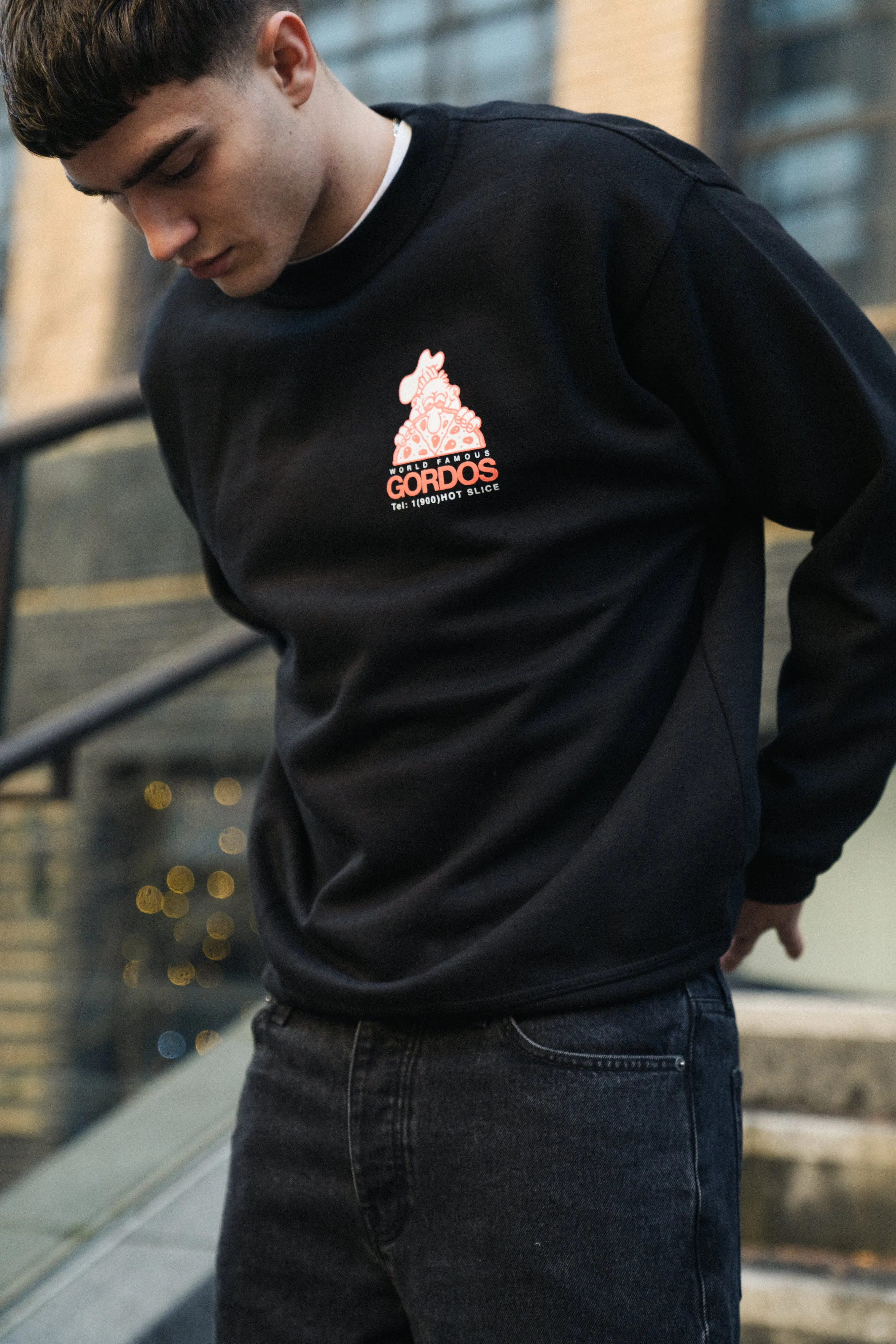 Winter Wearable Cozy Fitting World Famous Gordos 'Gordos' Sweater - Black