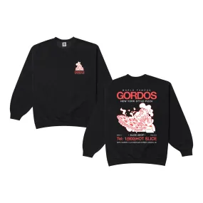 Cozy Fabric Seamless Construction Design World Famous Gordos 'Gordos' Sweater - Black