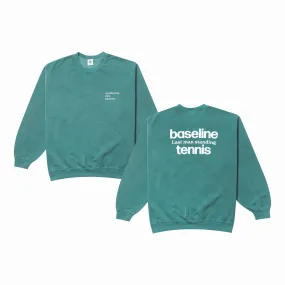 Vice 84 'Baseline' Sweater - Vintage Washed Green Soft Fabric