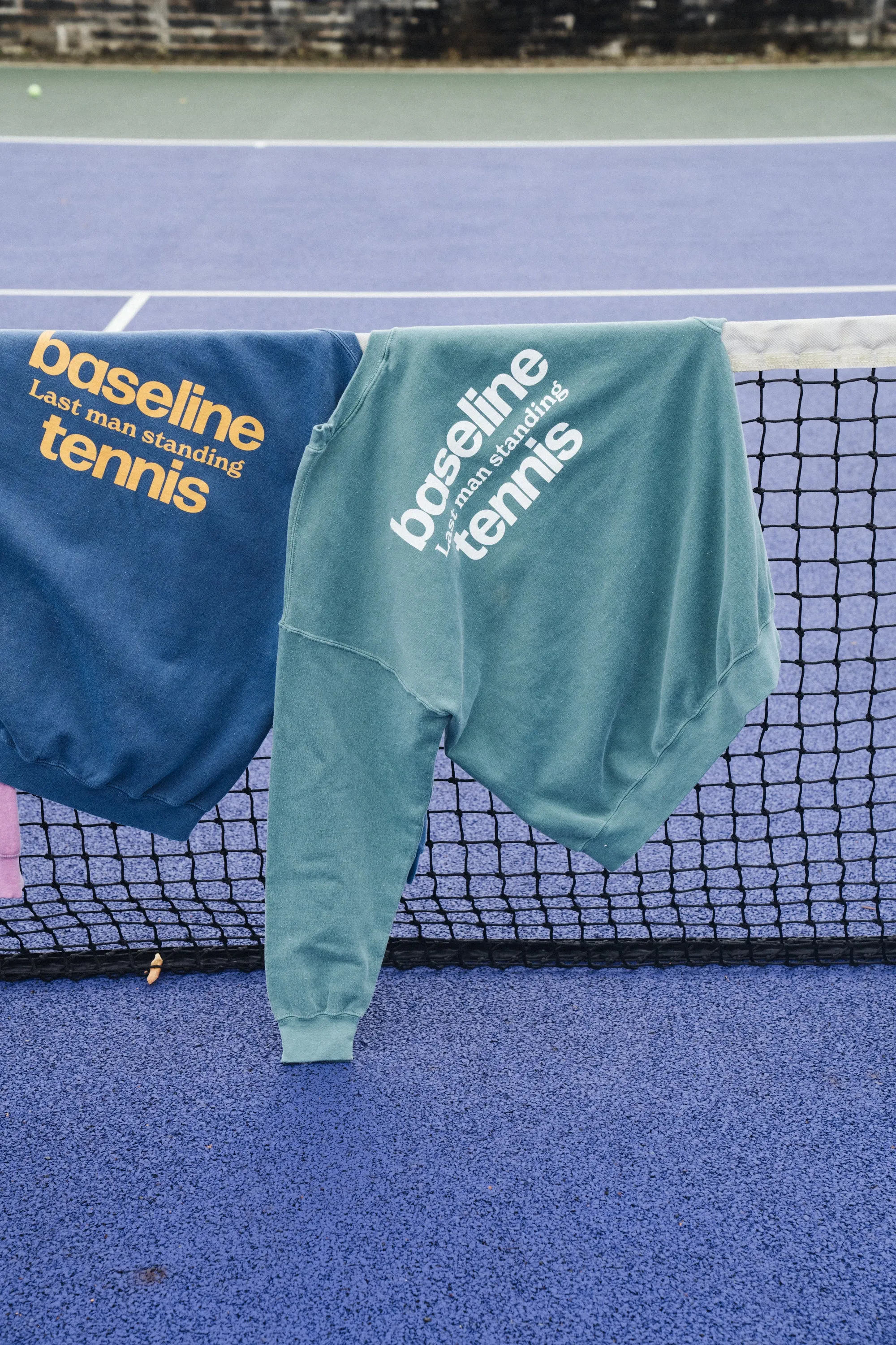 Vice 84 'Baseline' Sweater - Vintage Washed Green Chilly Knit Comfy Layer