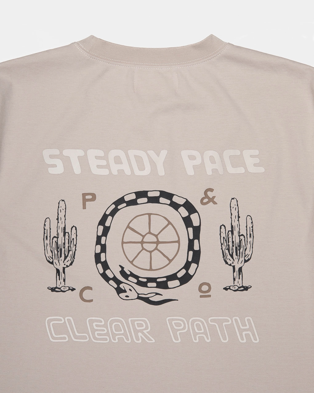 Soft and Light Wear Steady Pace Trail T-Shirt?- Bone