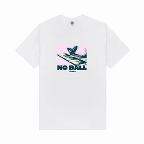 Tailenders 'No Ball' Tee - White Taped Neckline