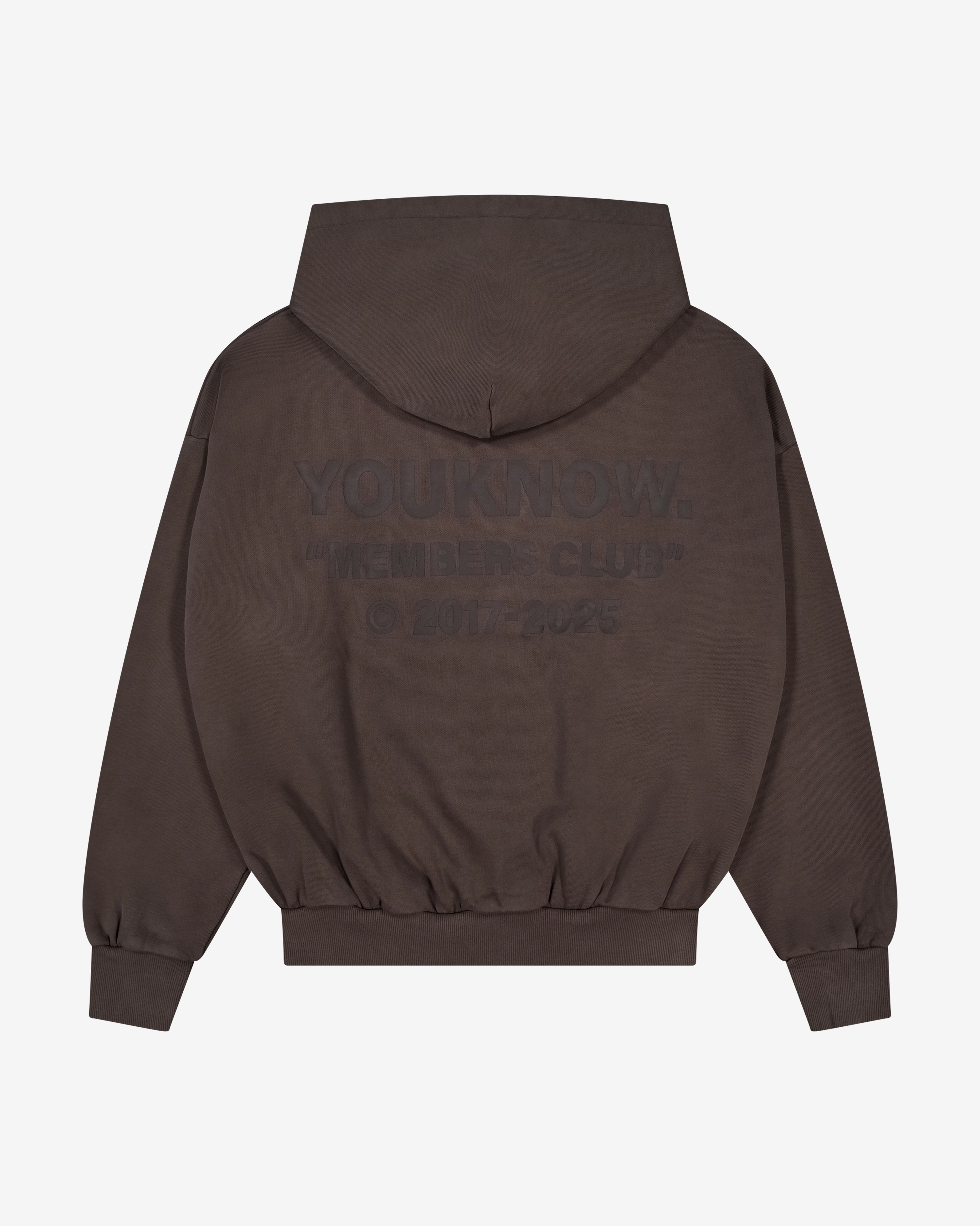 Members Club Hoodie | Washed Brown Earth Tones