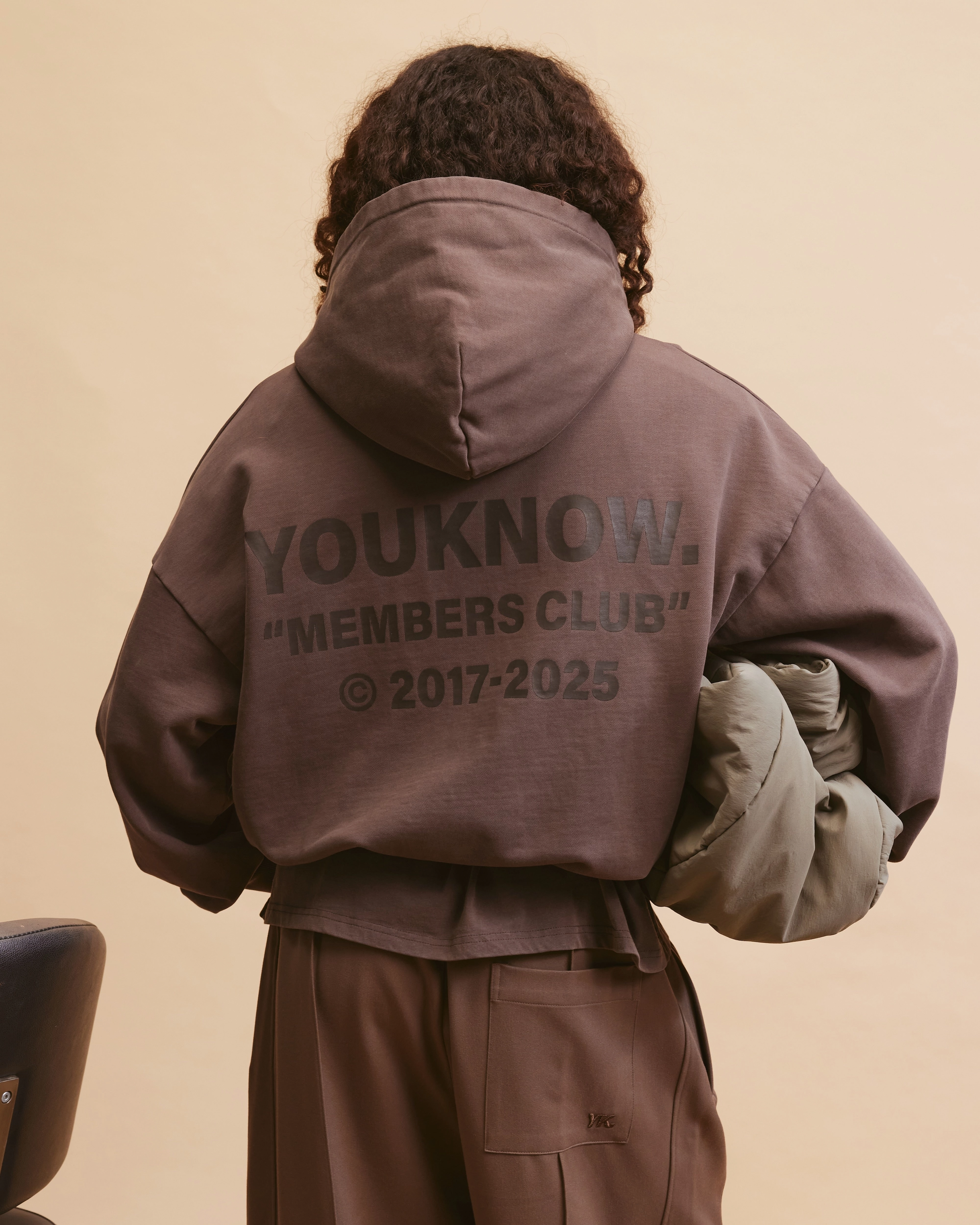 Travel Ready Easter outfit Members Club Hoodie | Washed Brown