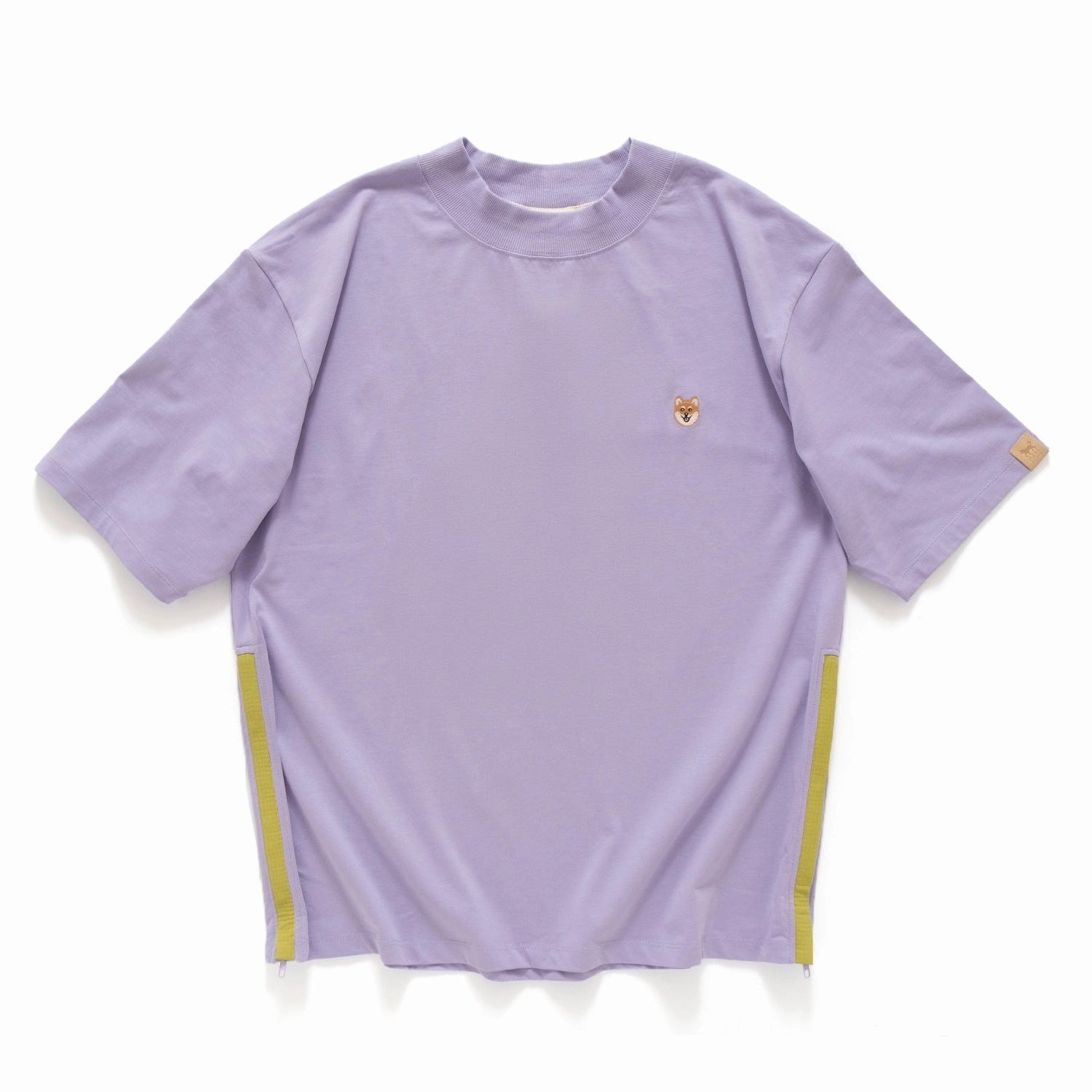 Micro Perforated Fabric (TP1384) Zipped Hem Tee