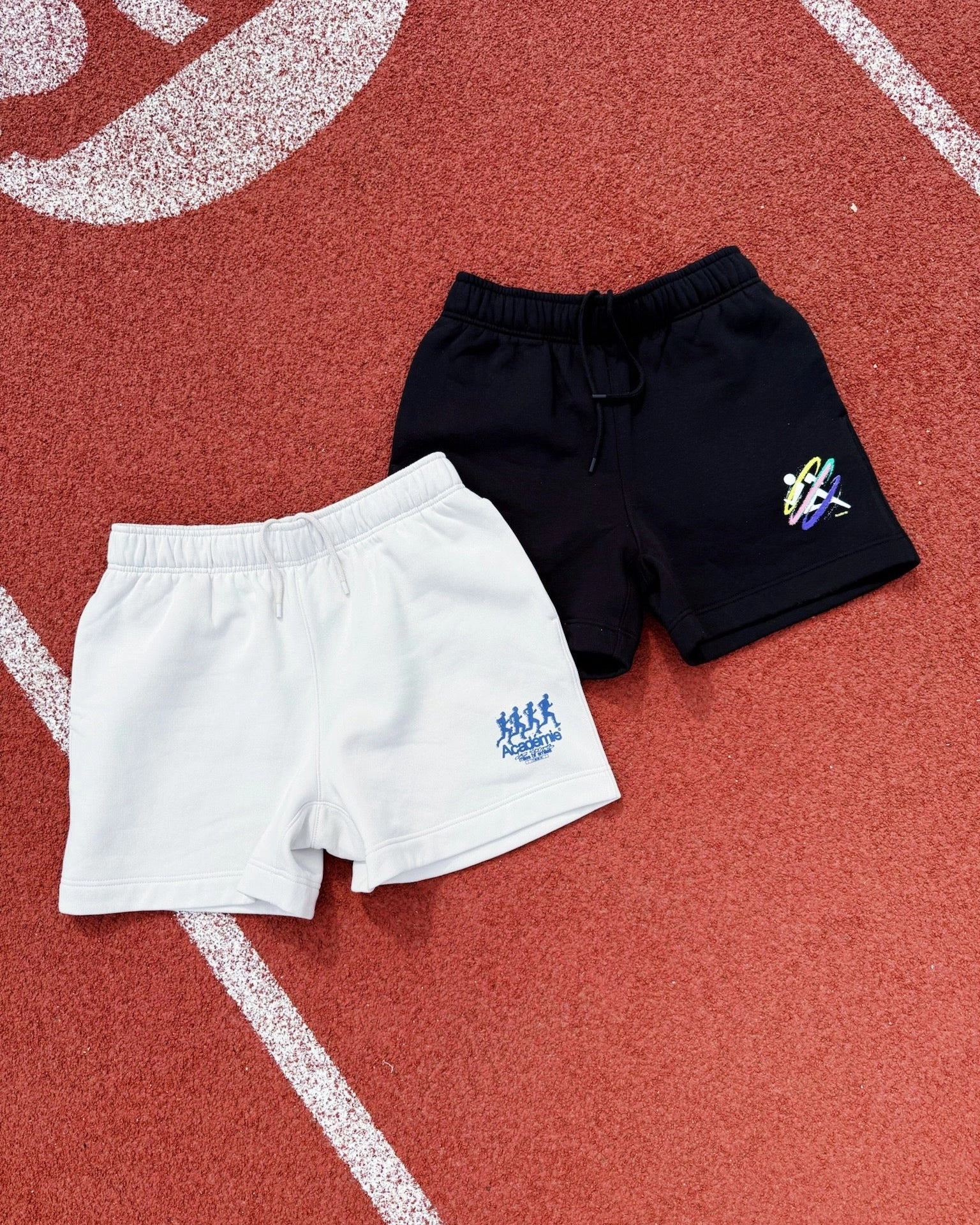 Vice 84 'Retro Spray' Jogger Shorts - Black sequined details DIY project